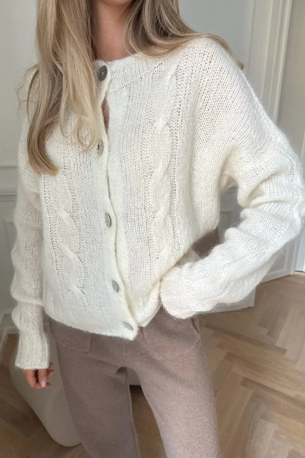 BYIC - Ditteic Cardigan 3420 - White - Image 3