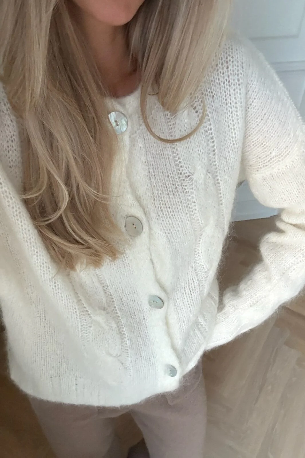 BYIC - Ditteic Cardigan 3420 - White - Image 4