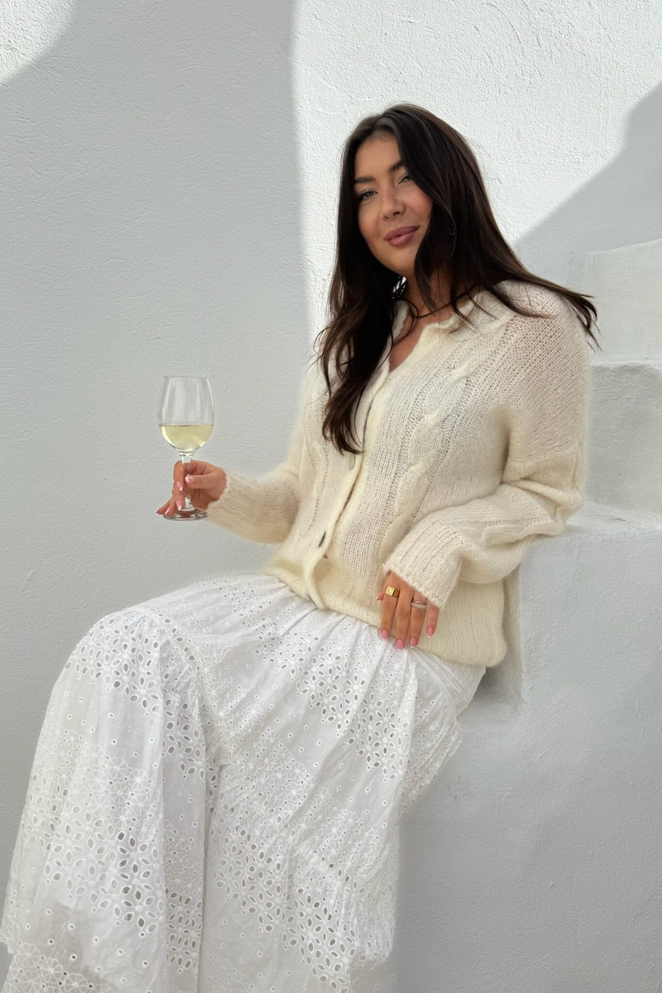 BYIC - Ditteic Cardigan 3420 - White - Image 9