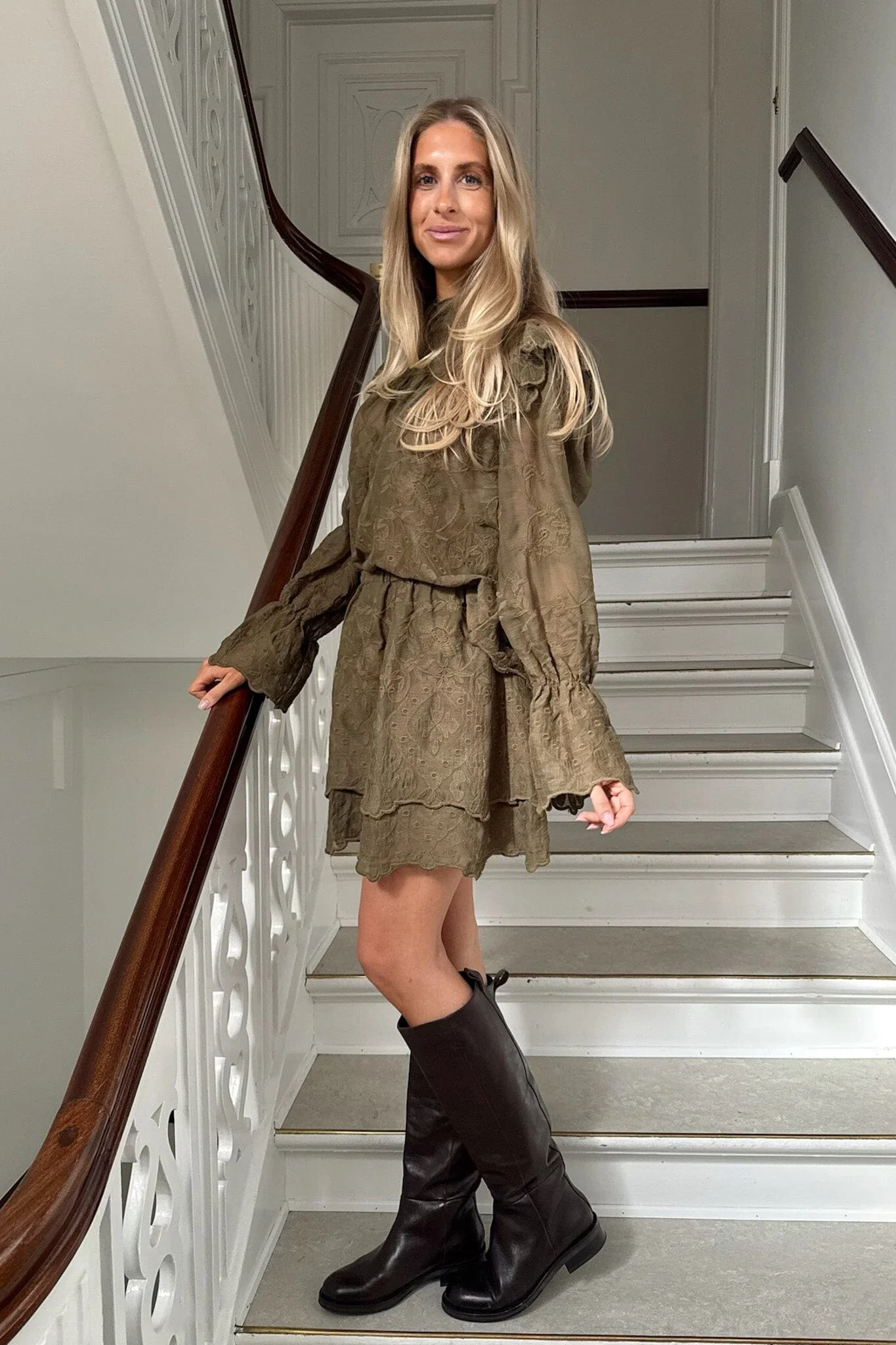 BYIC - Ellinoric Lace Shirt 2550 - Vintage Olive - Image 14