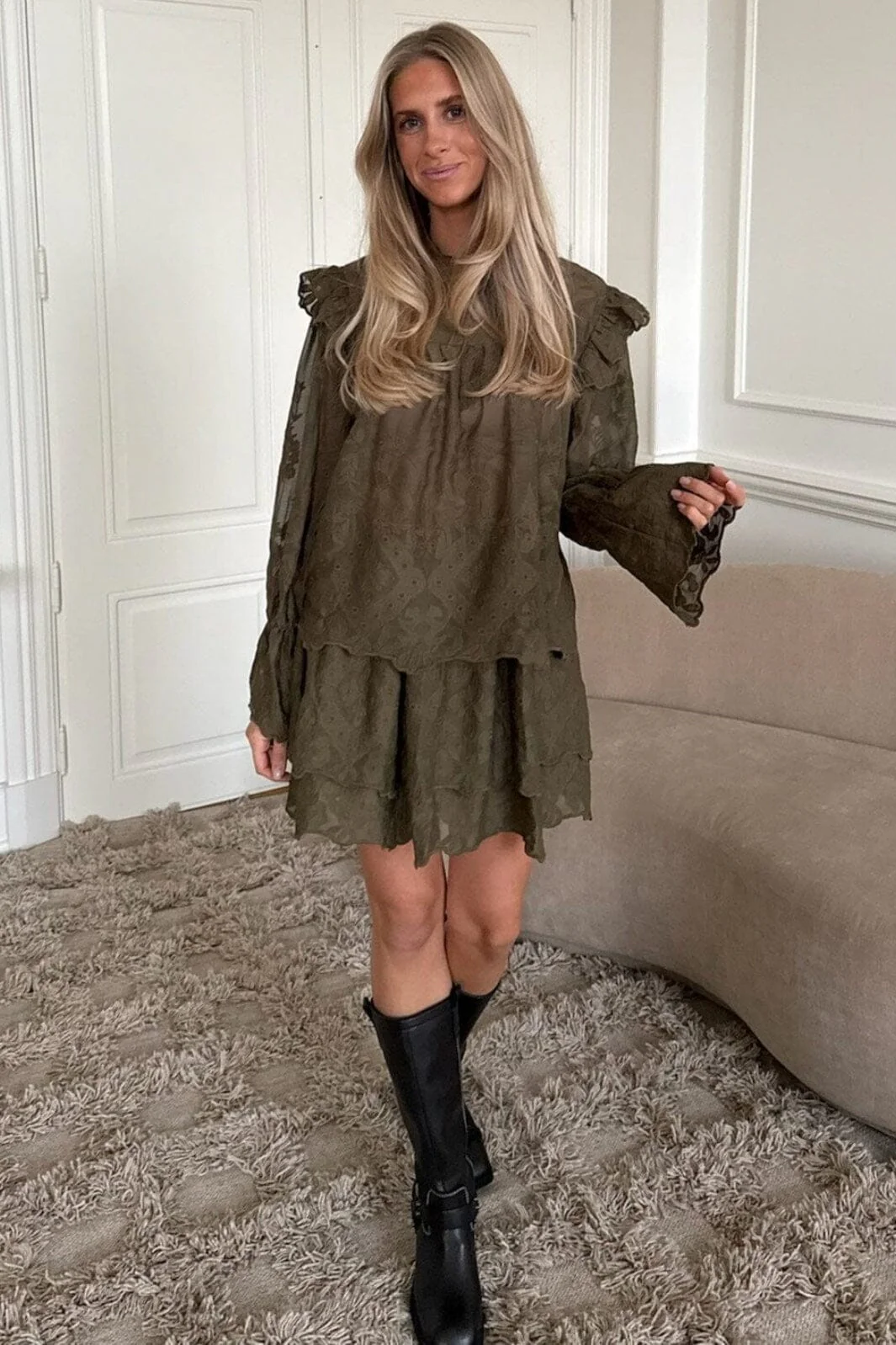 BYIC - Ellinoric Lace Shirt 2550 - Vintage Olive - Image 15
