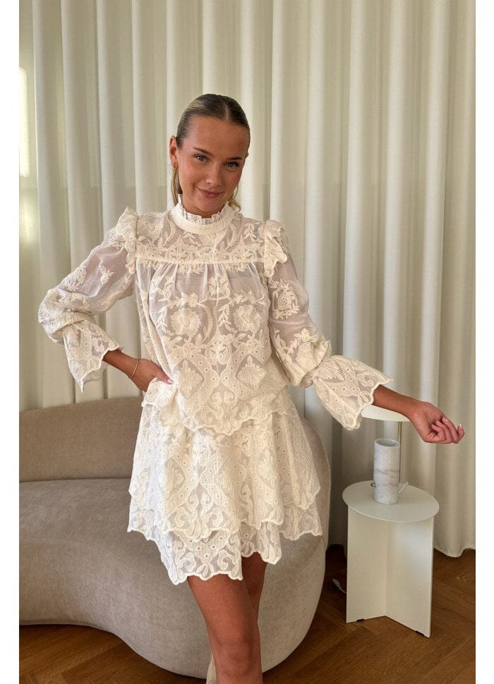 BYIC - Ellinoric Lace Shirt - vw Vintage White - Image 7