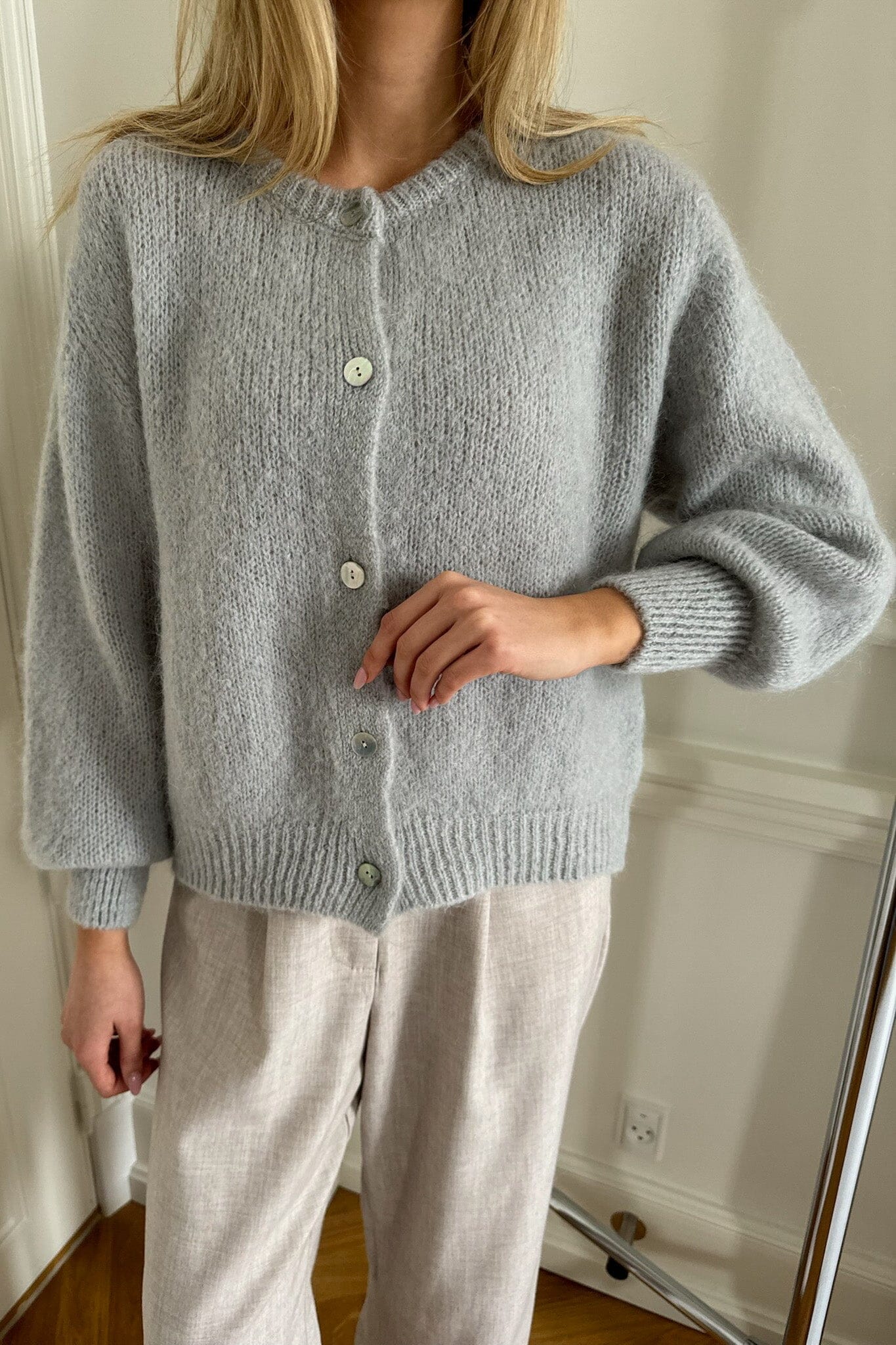 BYIC - Idaic Cardigan - grey Grey - Image 9