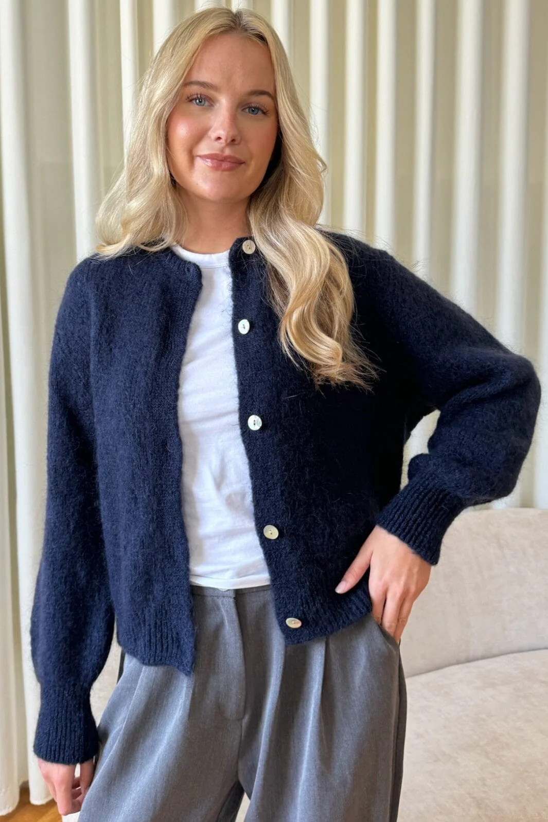 BYIC - Idaic Cardigan - navy Navy - Image 3