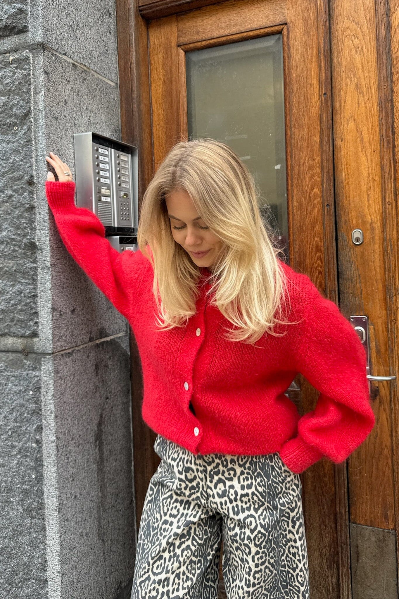 BYIC - Idaic Cardigan - red Red - Image 3