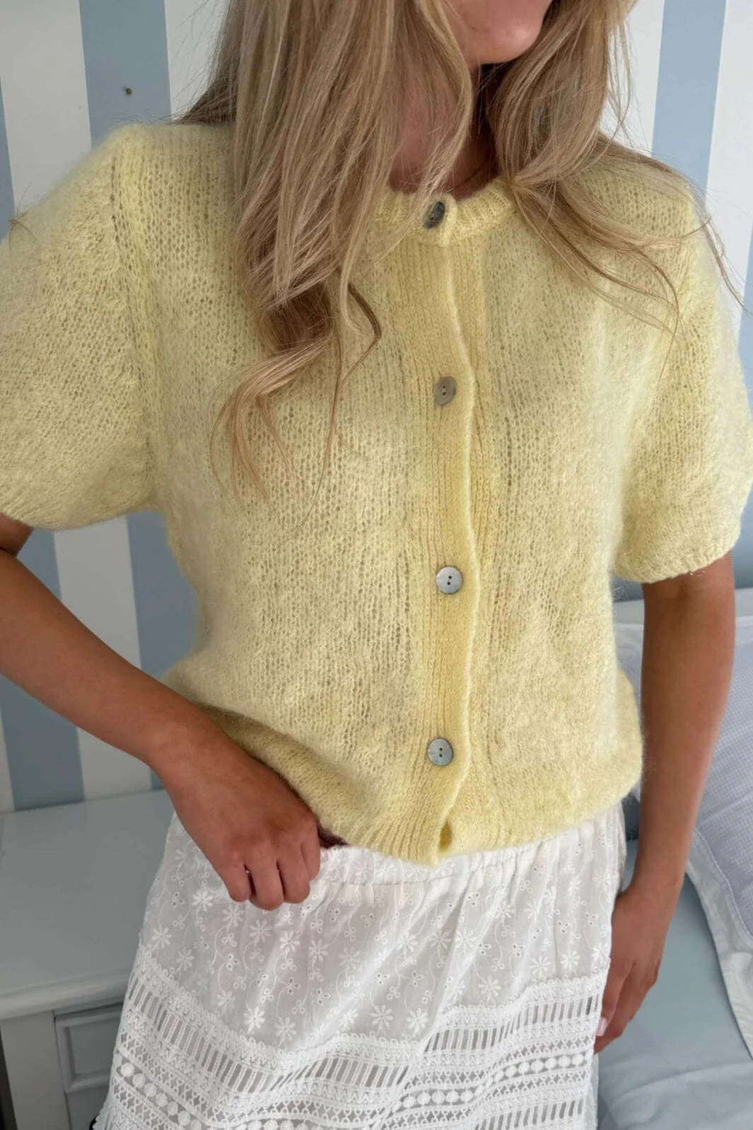 BYIC - Idaic Ss Cardigan 5265 - Yellow - Image 2