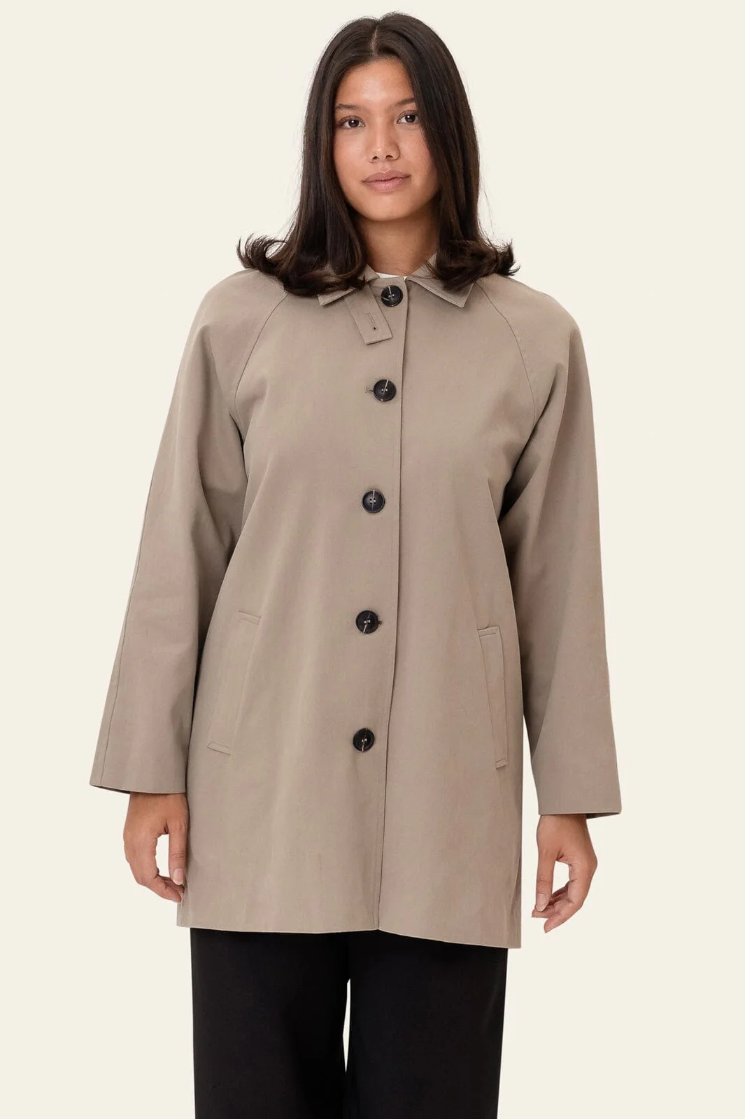 BYIC - Karlaic Trenchcoat A25106 - Dusty Green - Image 4