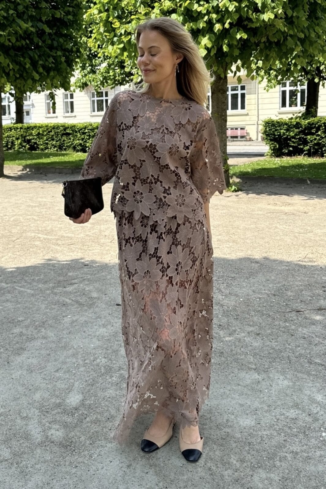 BYIC x Molly&My - Klaraic Lace Maxi Skirt - mocca Mocca - Image 5