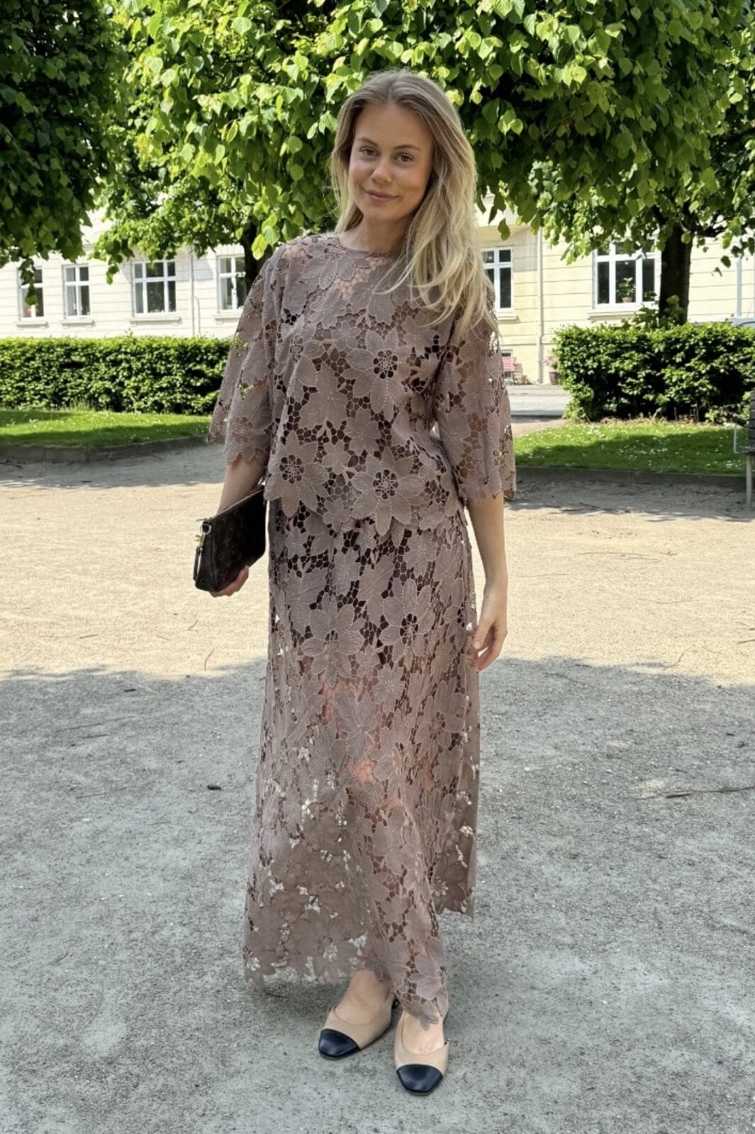 BYIC x Molly&My - Klaraic Lace Maxi Skirt - mocca Mocca - Image 6