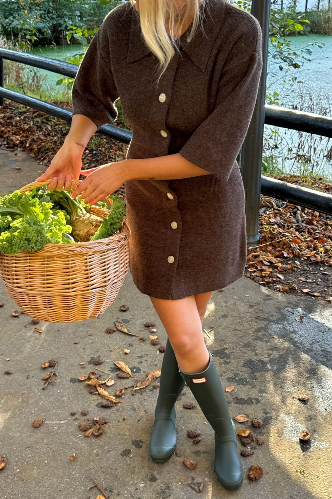 BYIC - Oliviaic Knit Dress H105-1 - Dbrown Dark Brown - Image 12