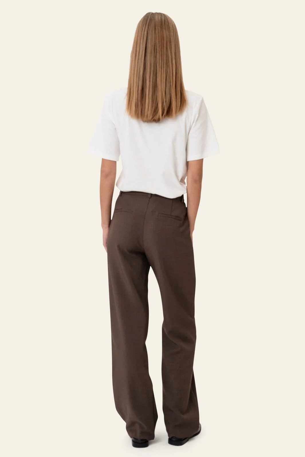 BYIC - Signatureic Wide Pants A2586 - Dark Brown - Image 3