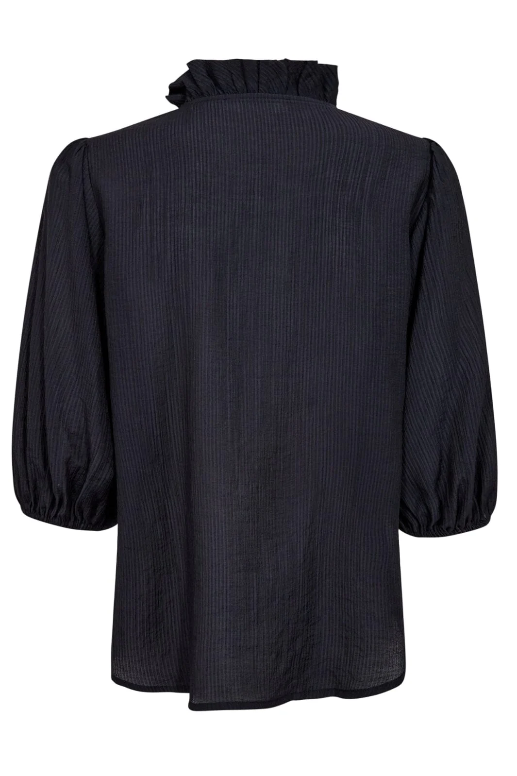 Co´Couture - Anikacc Frill Ss Shirt 35905 - 120 - Navy - Image 4