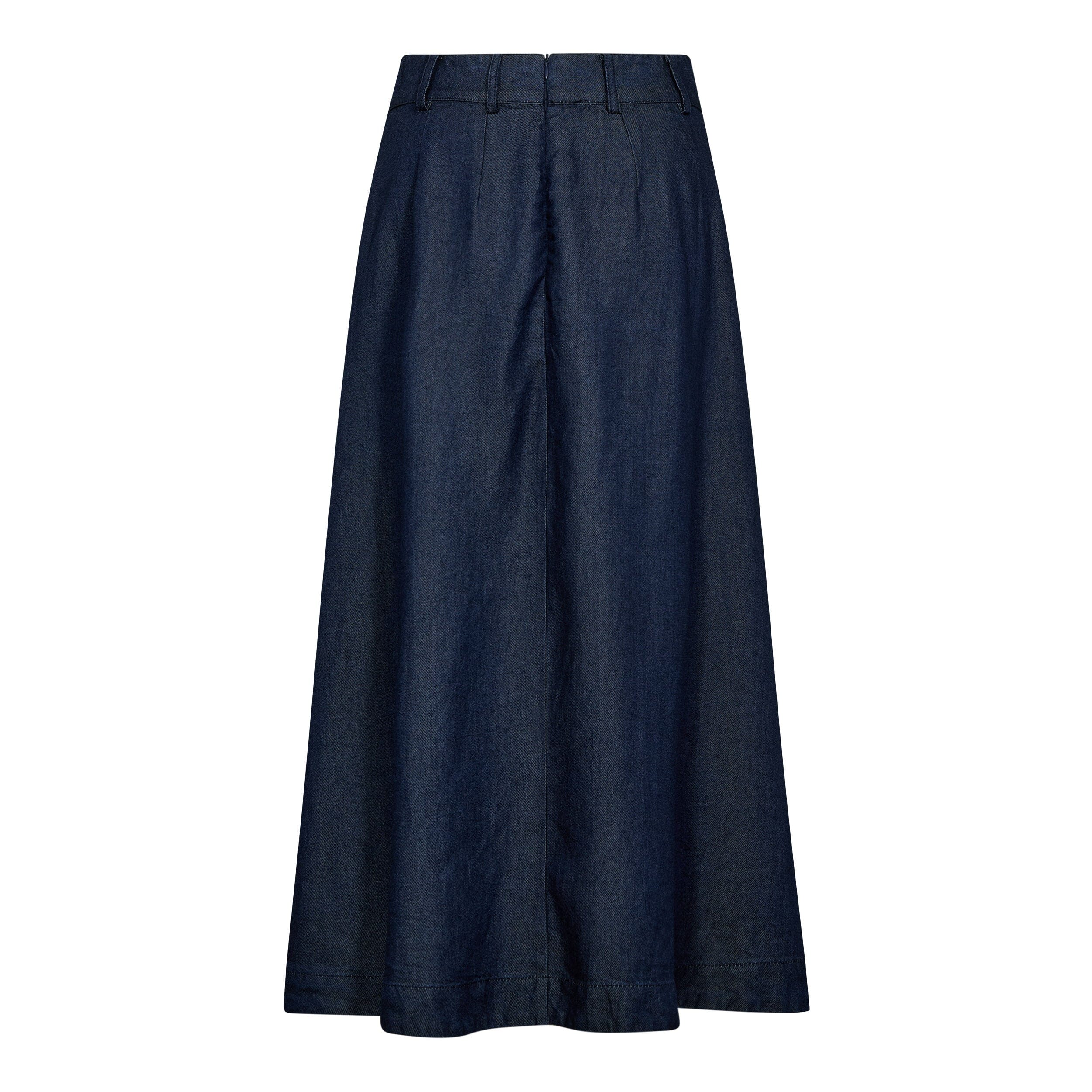 Co´Couture - Anyacc Denim Pleat Skirt 34181 - 575 - Navy Denim - Image 2