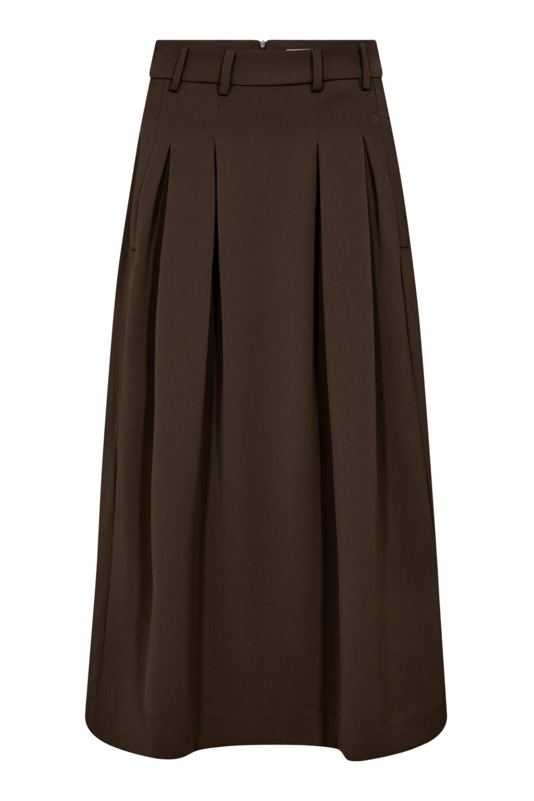 Co´Couture - Anyacc Pleat Skirt 34178 - 83 Mocca