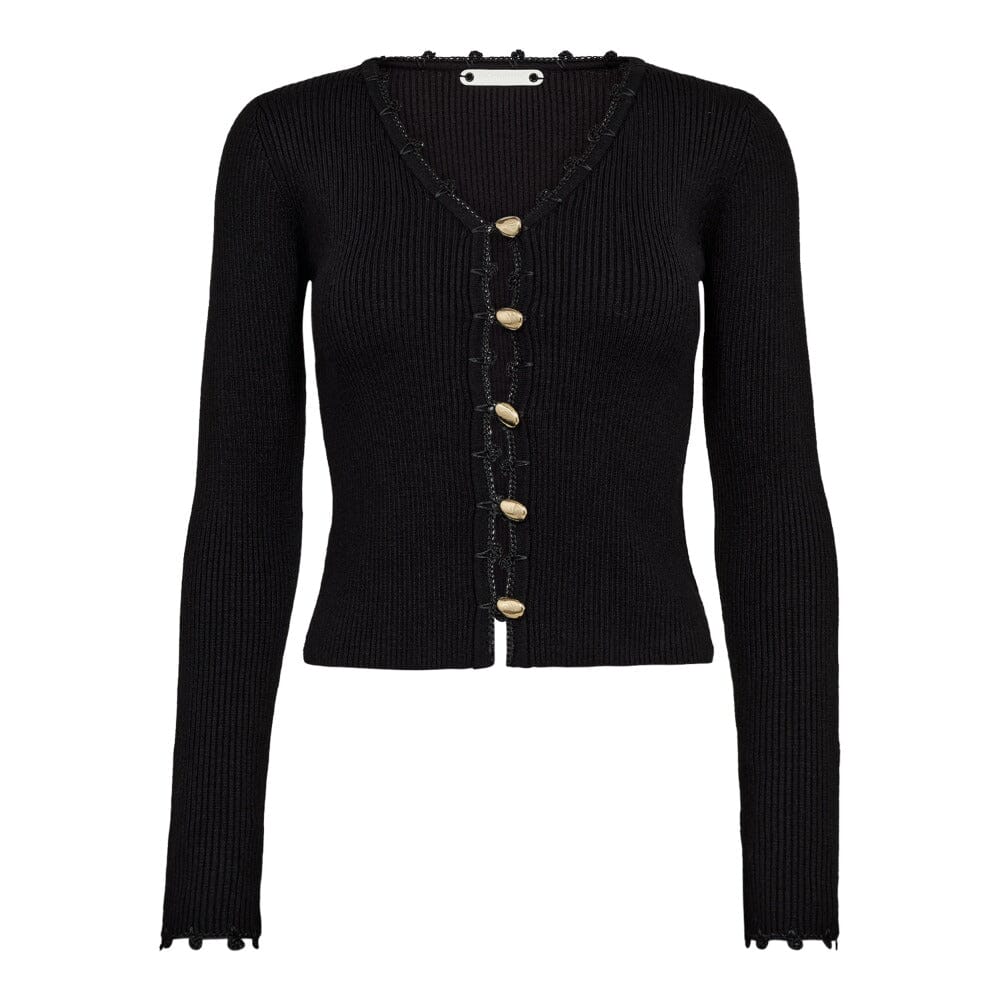 Co´Couture - Balincc Cardigan 32244 - 96 - Black - Image 2
