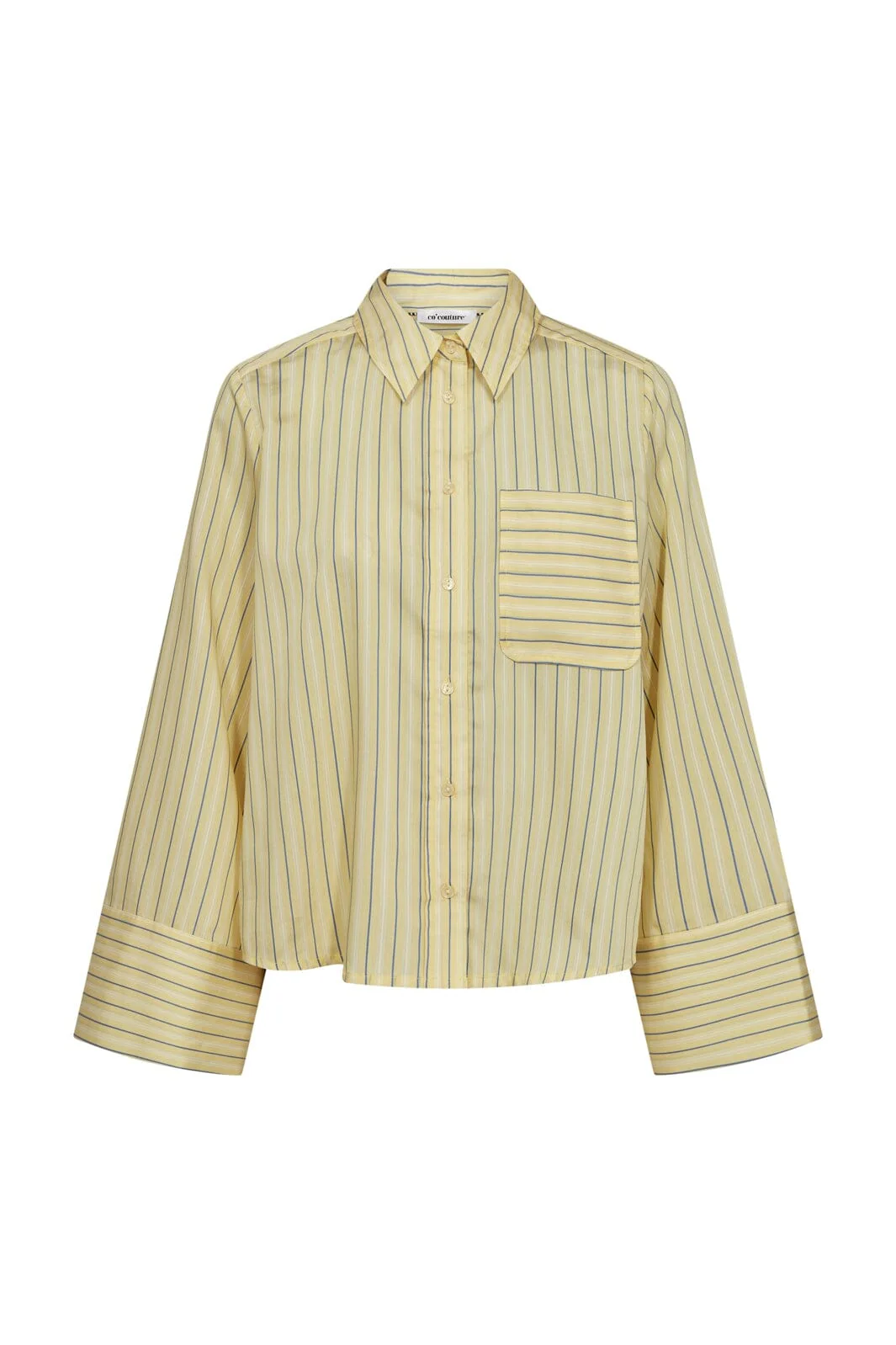 Co´Couture - Blainecc Bell Sleeve Shirt 45054 - 171 - Paleyellow