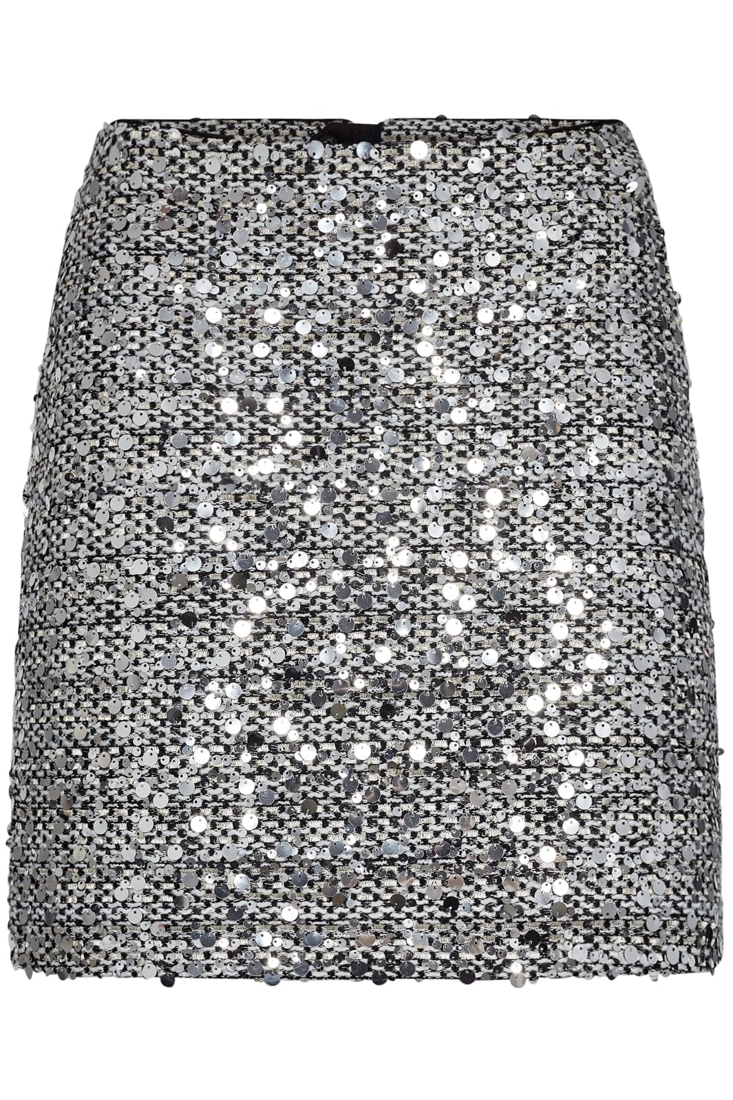 Co´couture - Bouclecc Sequin Mini Skirt 34173 - 40096 Whiteblack - Image 3