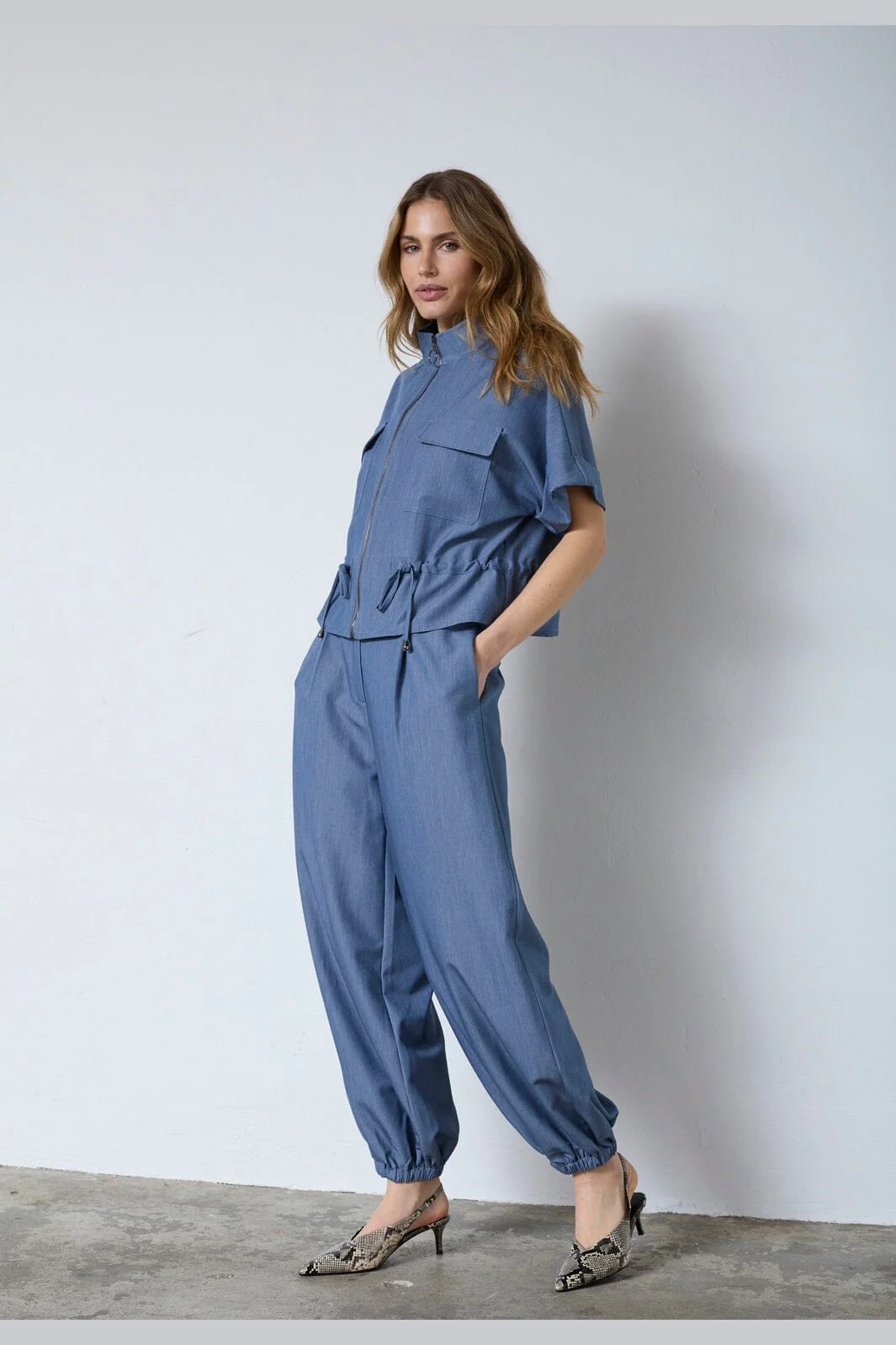 Co´Couture - Ellycc Vest 40061 - 586 - Dusty Blue - Image 6