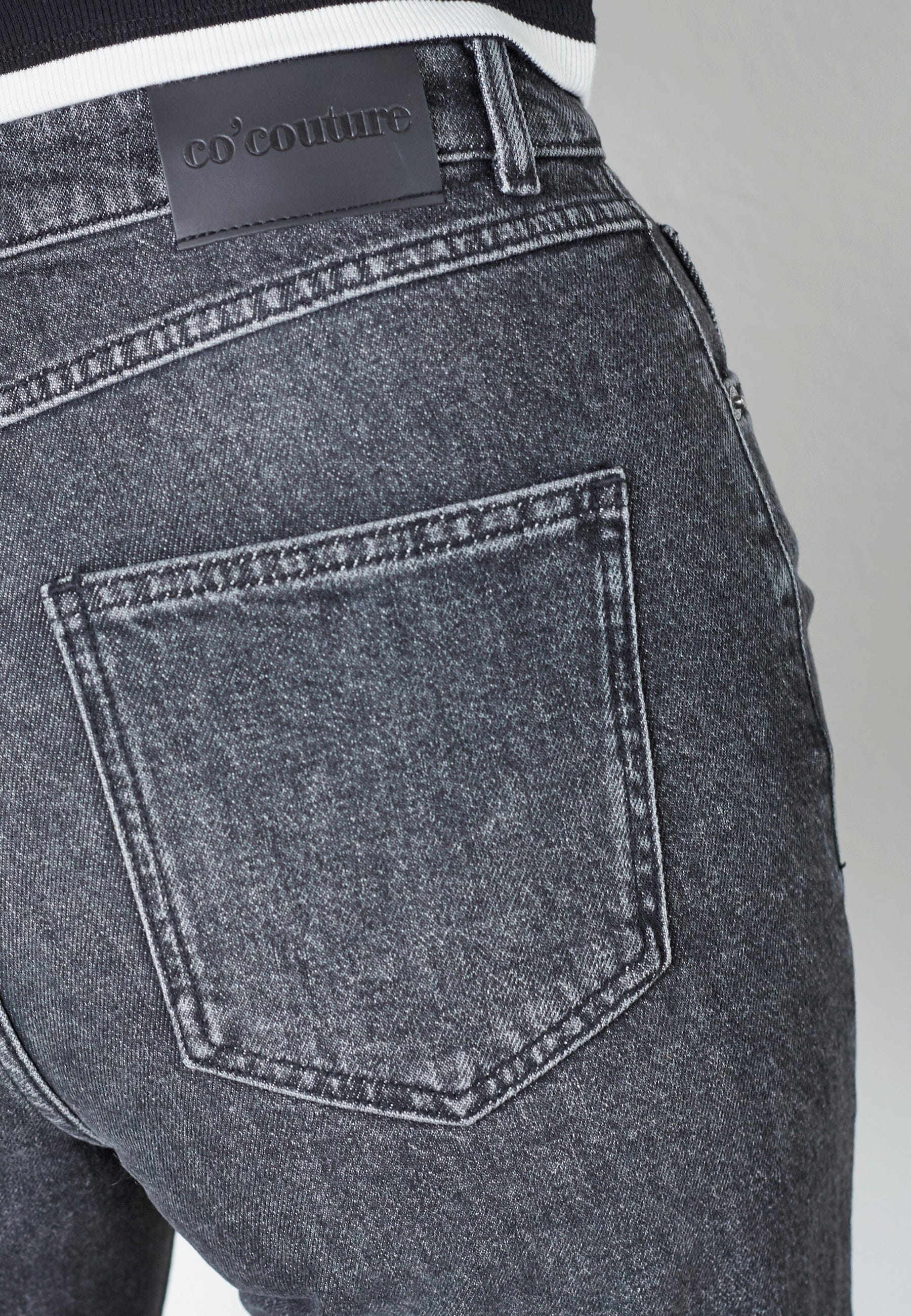 Co´Couture - Femmecc Straight Crease Jeans 31605 - 635 - Stone - Image 5