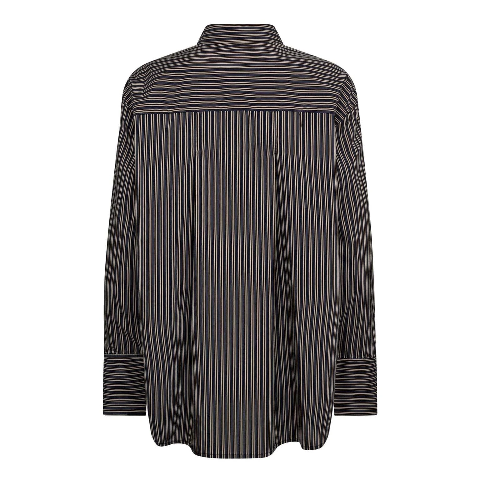Co´Couture - Finacc Stripe Shirt 35880 - 96 - Black - Image 8