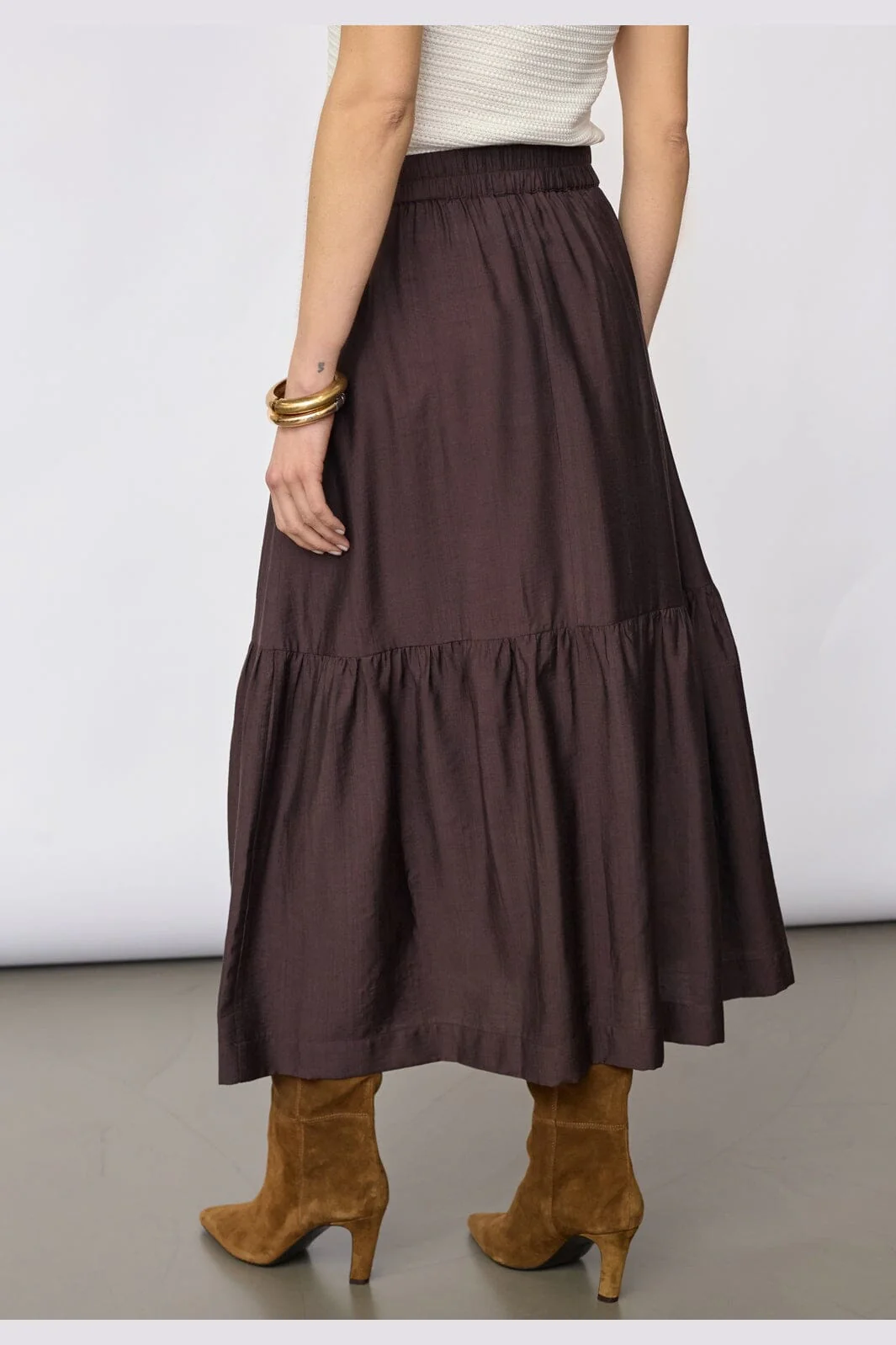 Co´Couture - Heracc Gypsy Skirt 34138 - 145 - Dark Brown - Image 2
