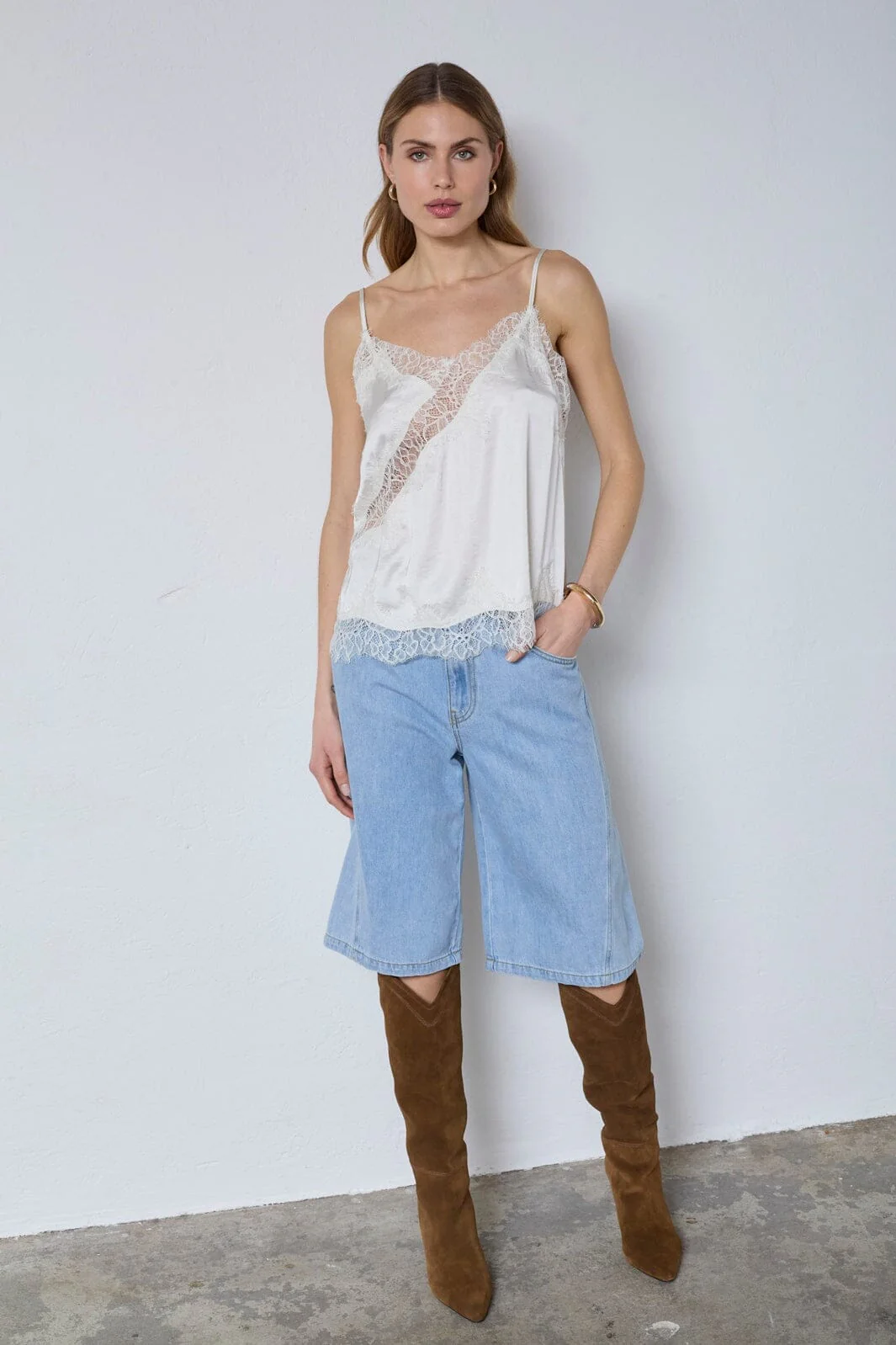 Co´Couture - Iduncc Lace Top 45166 - 11 - Off White - Image 3