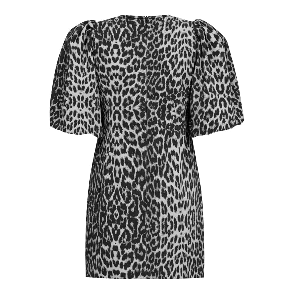 Co´couture - Leocc Crop Puff Dress 36383 - 140 Dark Grey - Image 3