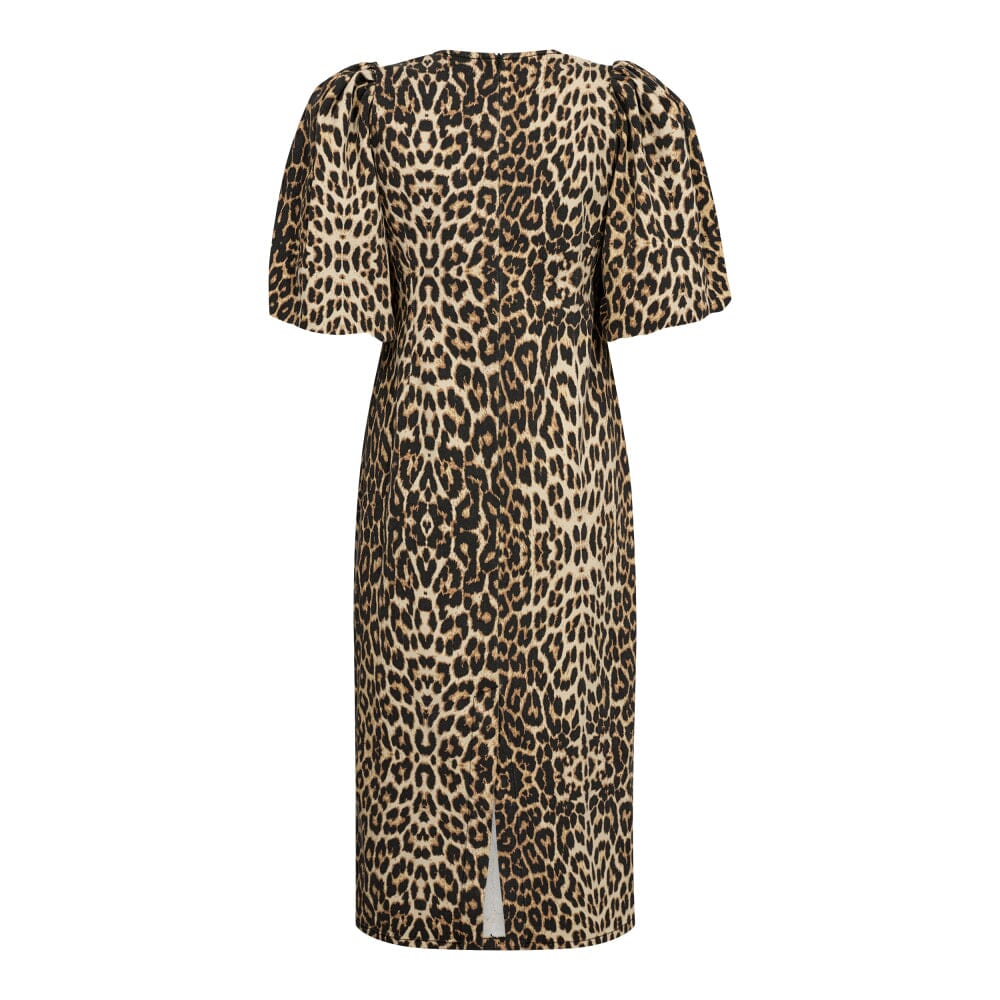 Co´couture - Leocc Puff Dress 36350 - 16 Khaki - Image 4