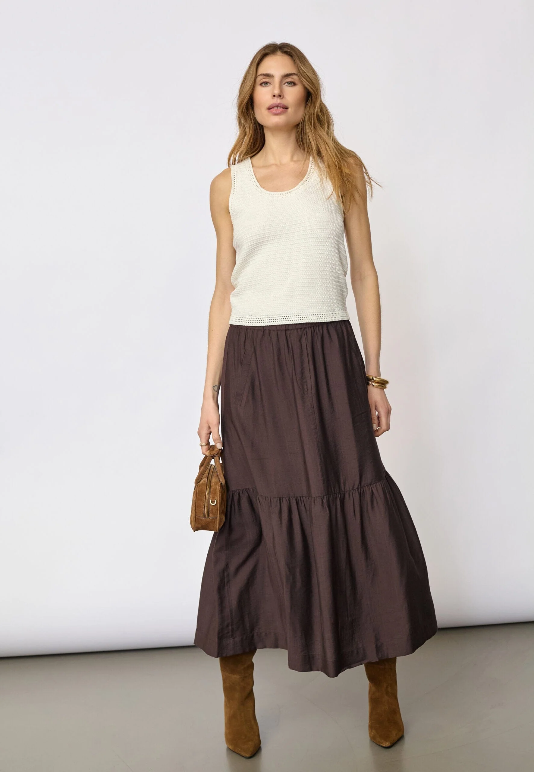 Co´Couture - Luecc Knit Top 42026 - 11 - Off White - Image 3