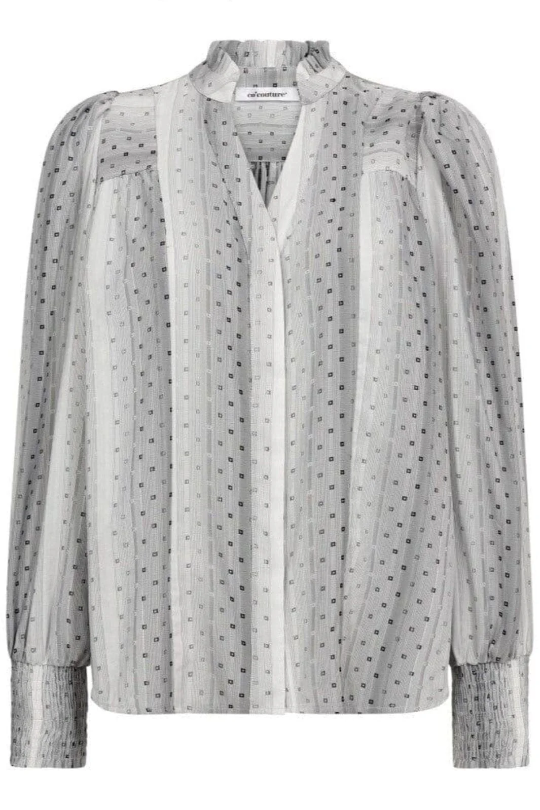 Co´Couture - Ollycc V-Shirt 35970 - 11 - Off White