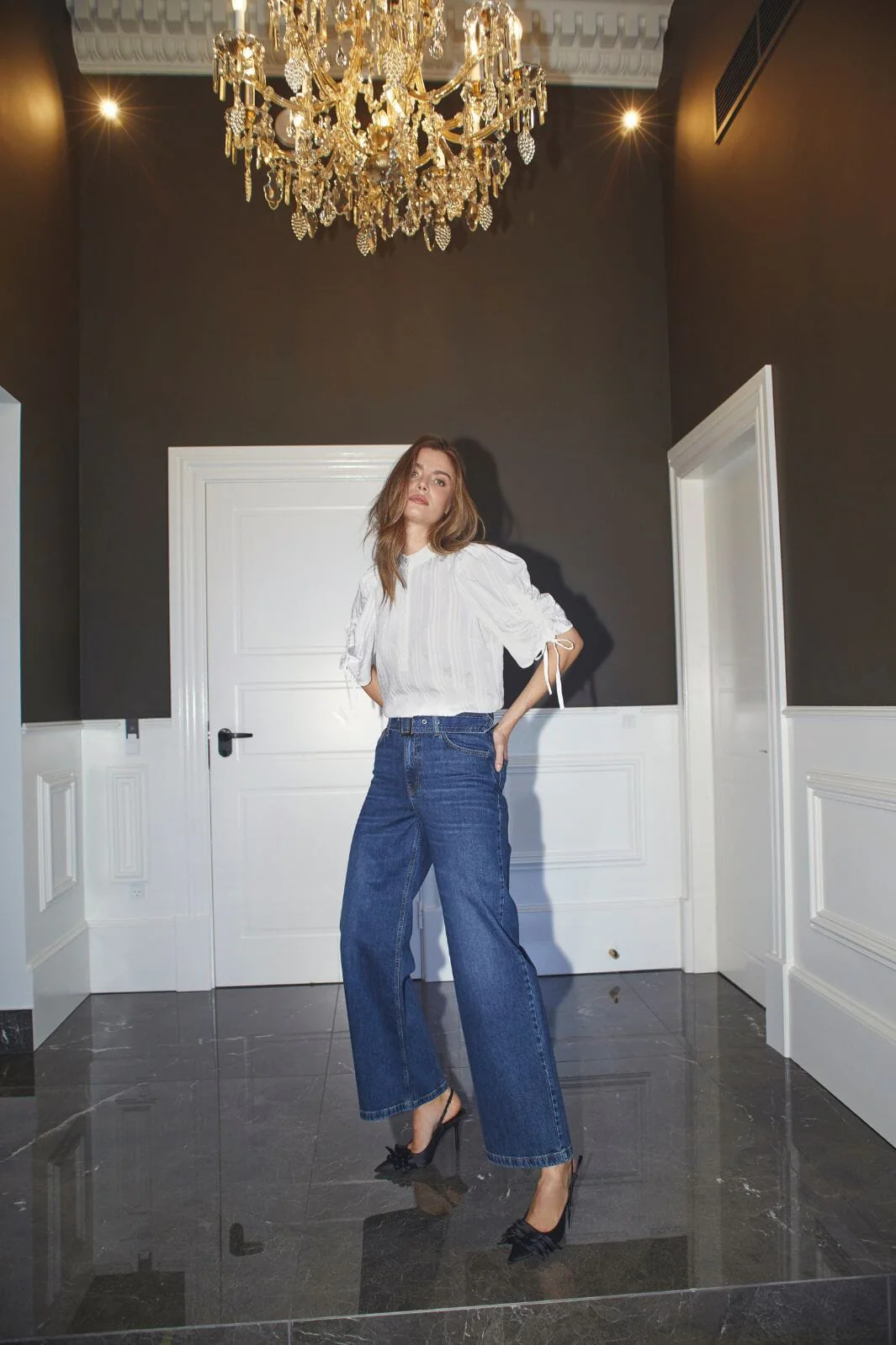 Co´Couture - Rumicc Belt Jeans 31662 - 555 - Dark Denim - Image 3