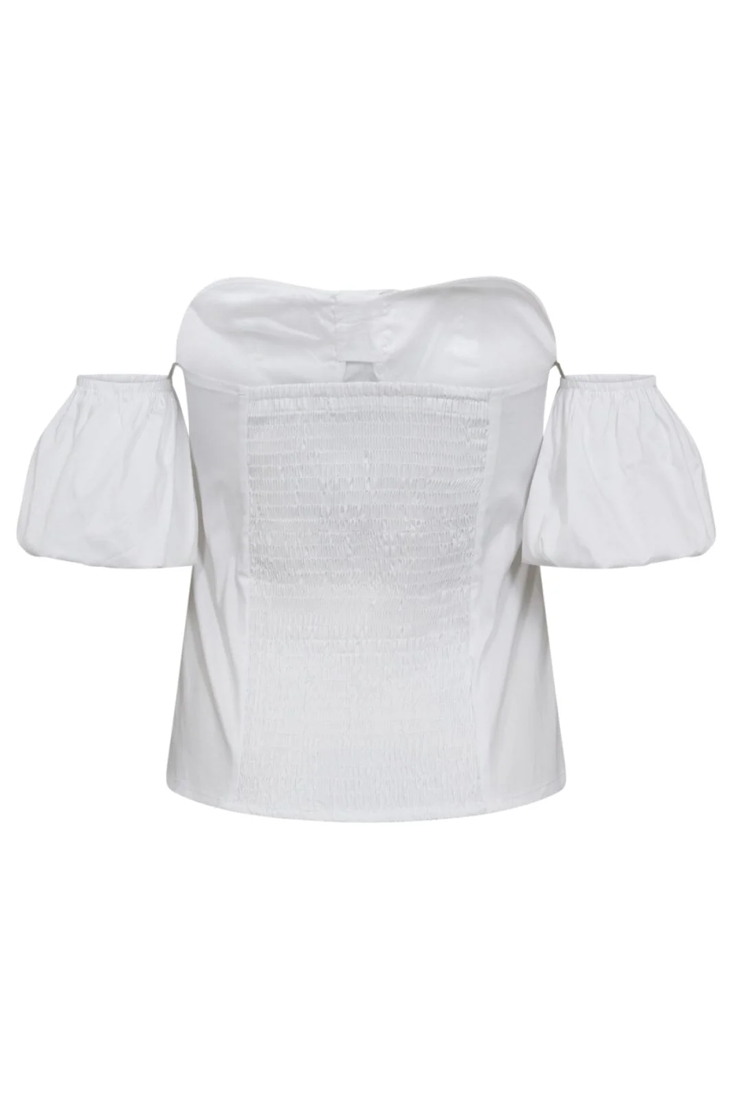 Co´Couture - Sannacc Off-Shoulder Top 35838 - 4000 - White - Image 3