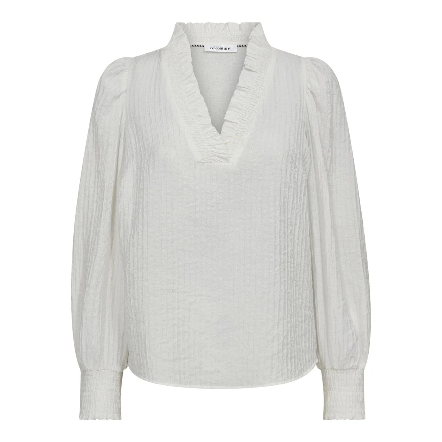 Co´Couture - Shinacc V-Blouse 35922 - 11 - Off White - Image 6