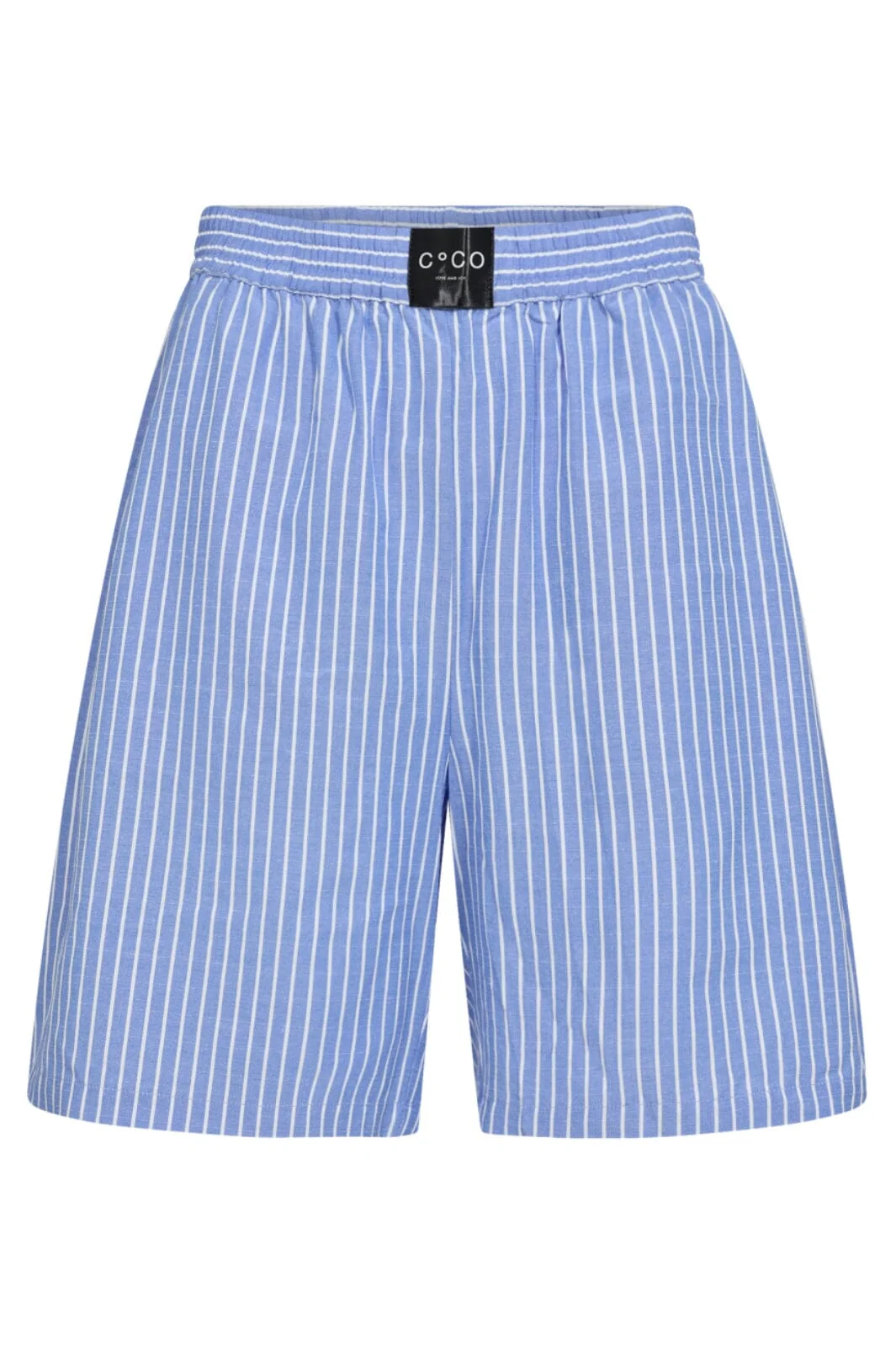 Co´Couture - Teacc Stripe Shorts 31539 - 17 - Blue - Image 2