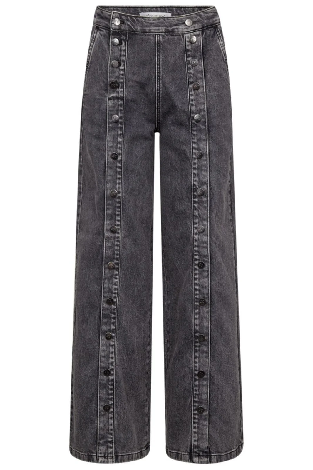 Co´Couture - Willacc Button Jeans 41005 - 96 - Black - Image 2