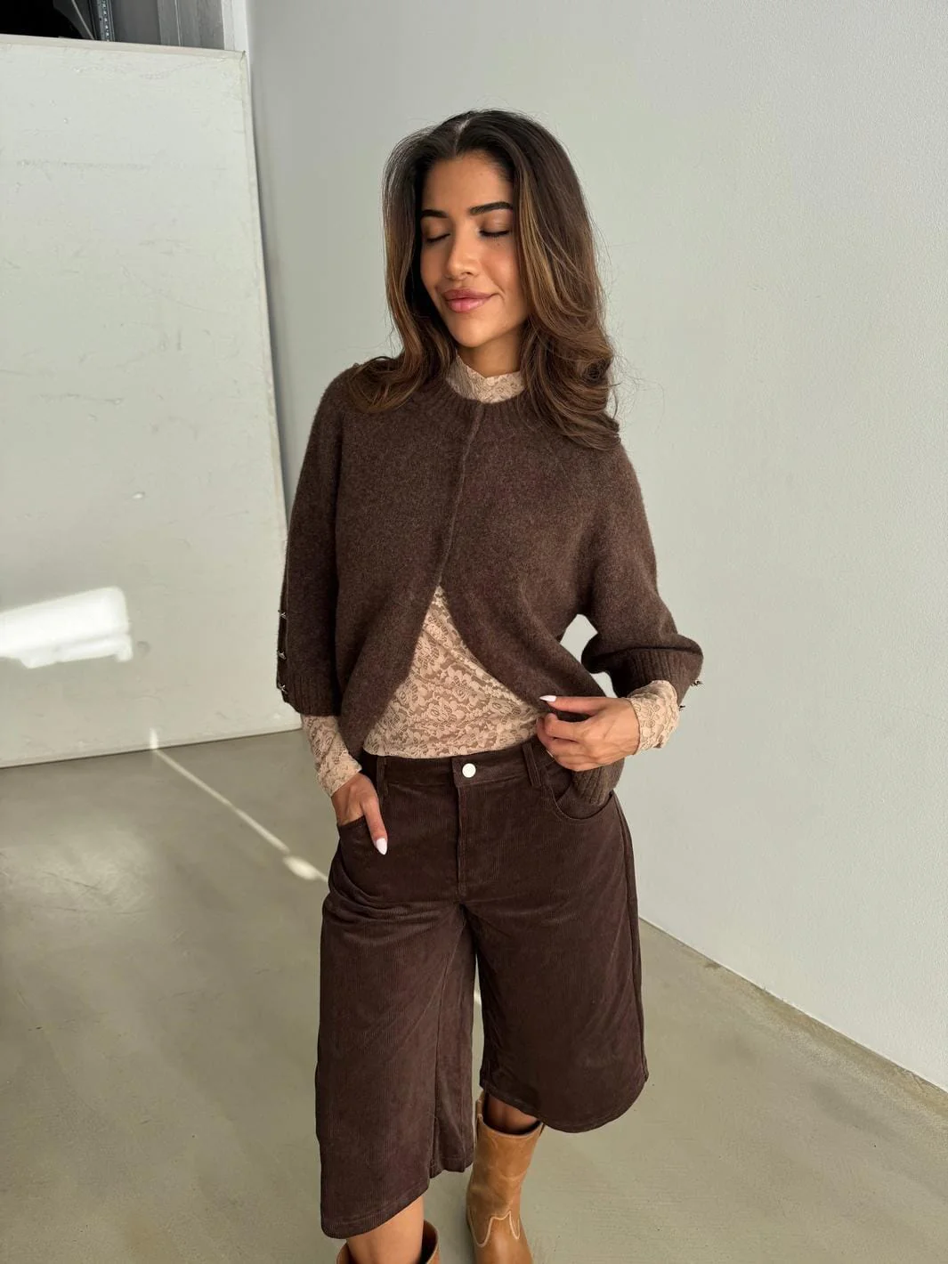 Continue - Anna Knit 15070 - Brown - Image 3