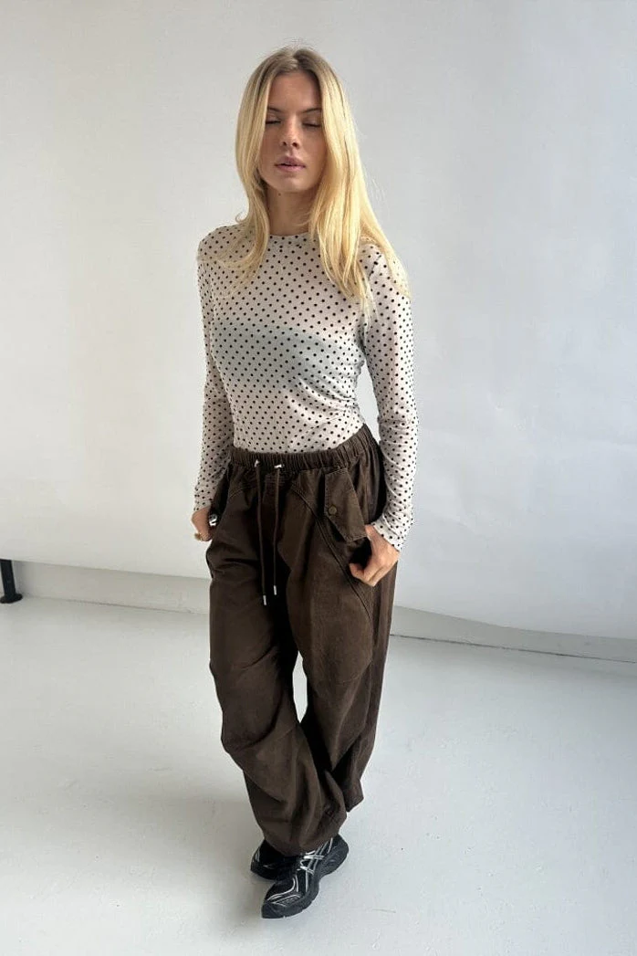 Continue - Annie Mesh Dott 151 - Off White Dot - Image 2