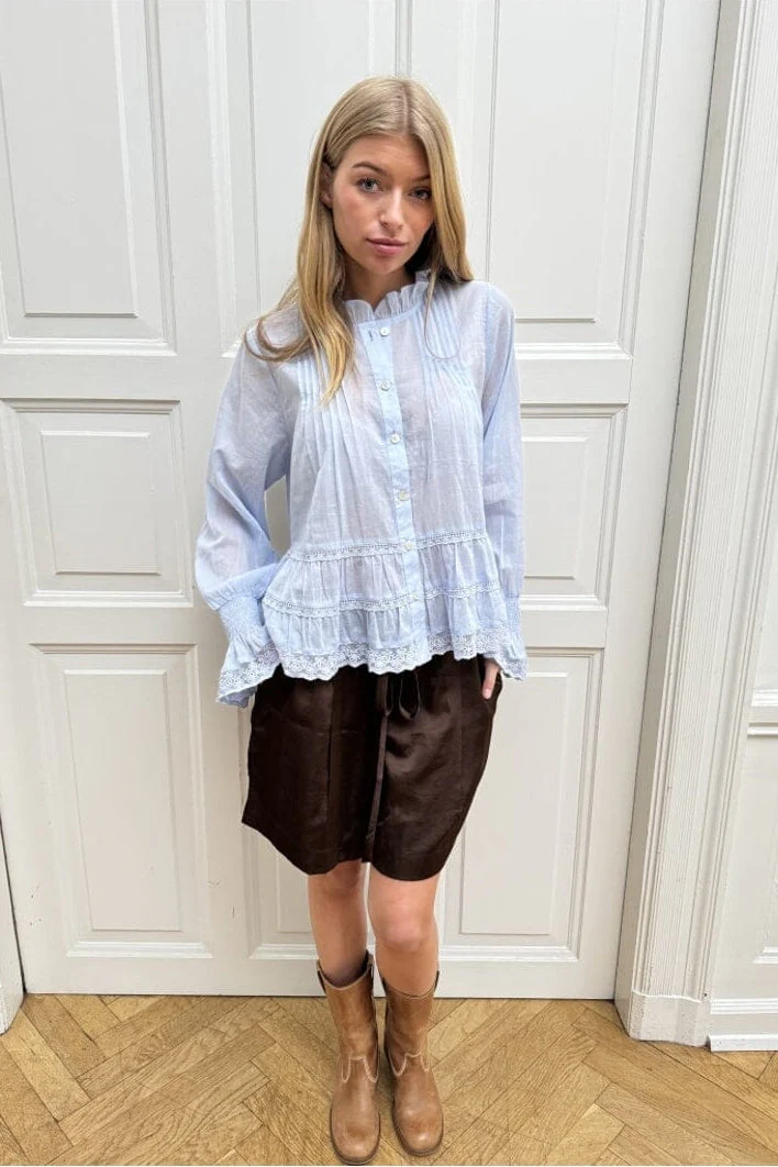 Continue - Audrey Long Sleve 15157 - Light Blue - Image 2