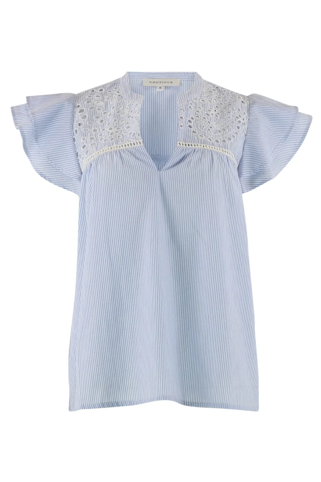 Continue - Christel Solid 14923 - 416 - Blue Stripe - Image 3