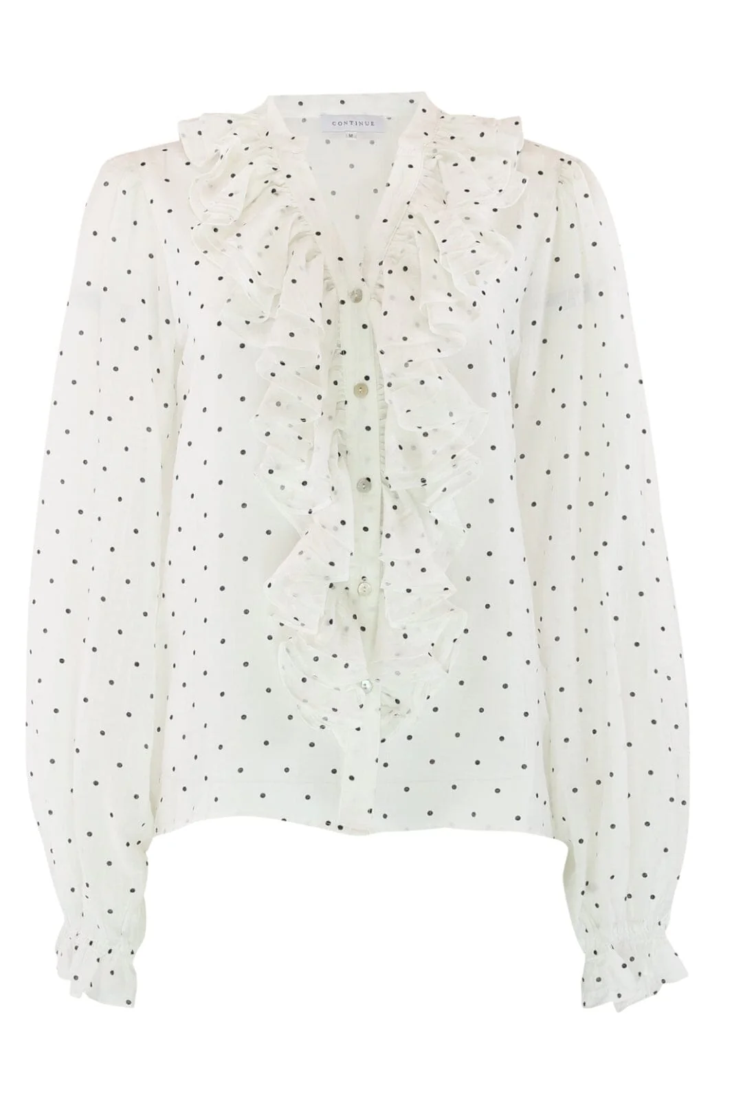 Continue - Frida Dot 14958 - White W Black Dot - Image 2