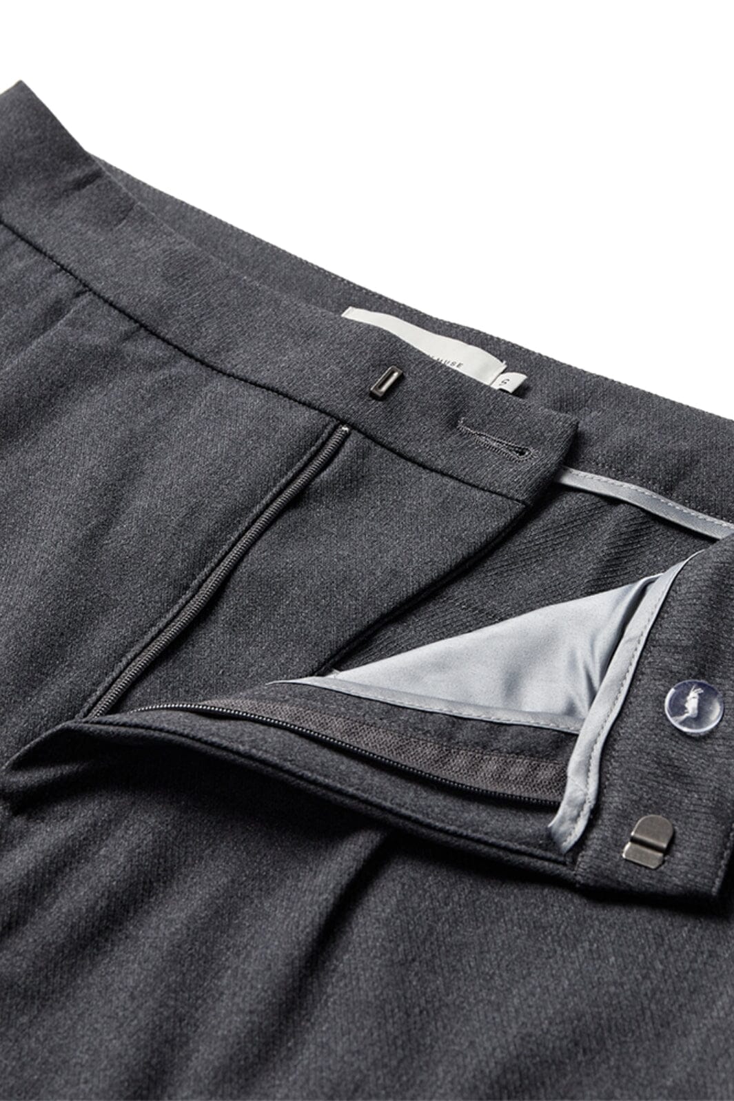 Copenhagen Muse - Tailor-Pants 200619 - Med. Grey Melange - Image 3