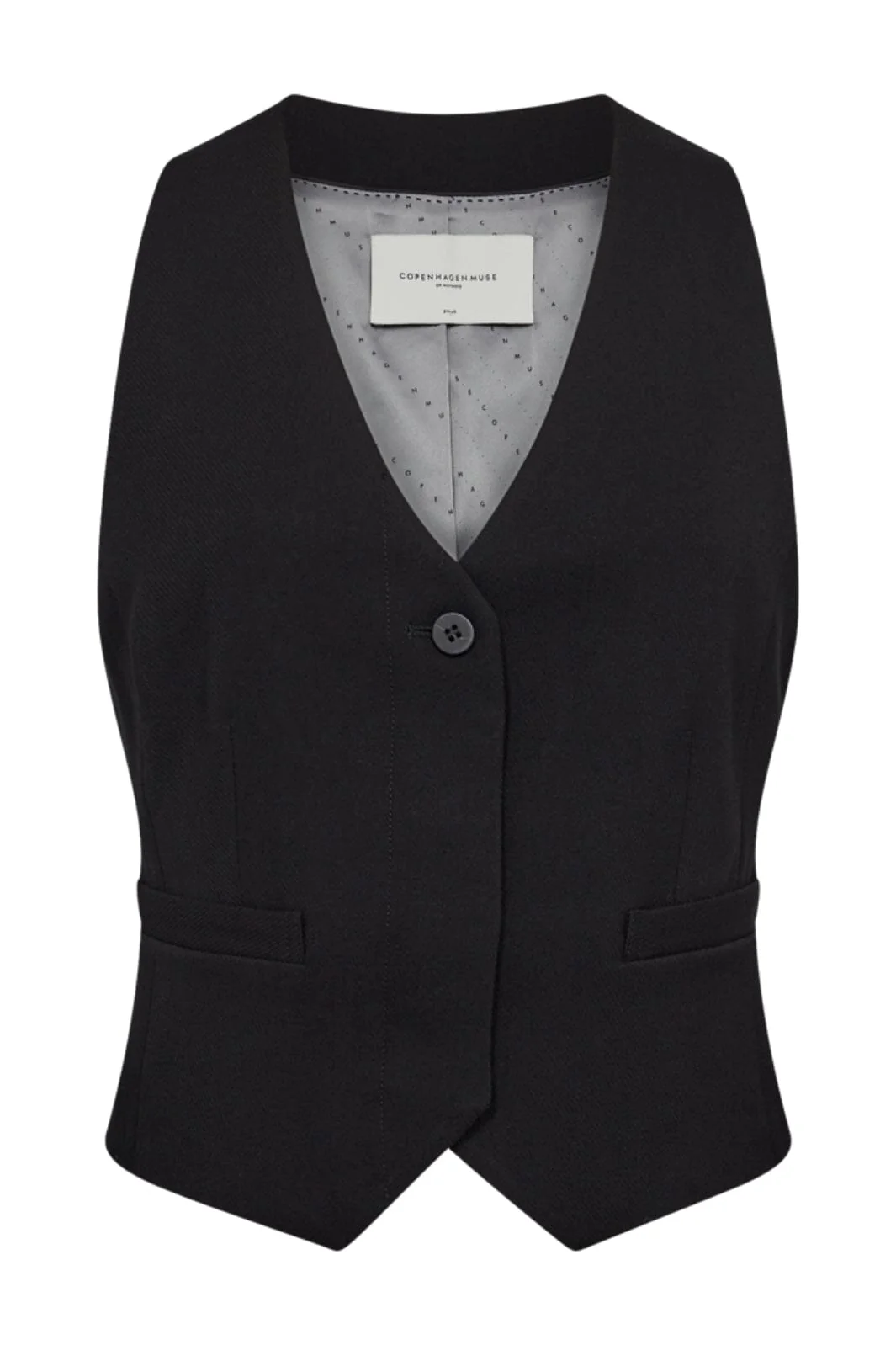 Copenhagen Muse - Tailor-Waistcoat 201671 - Black - Image 2