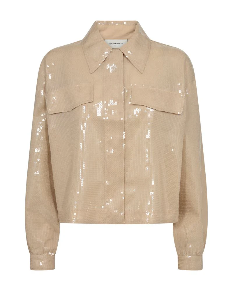 Copenhagen Muse - Trucker-jacket 205293 - 8217 Warm Sand - Image 3