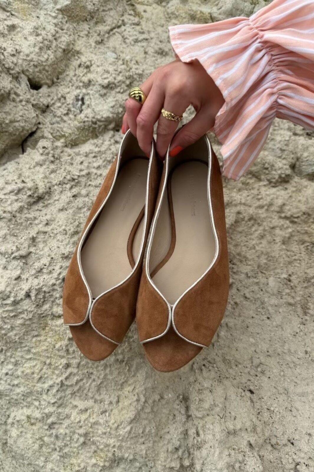 Copenhagen Shoes - Like A Melody Suede - 0241 Cognac - Image 4