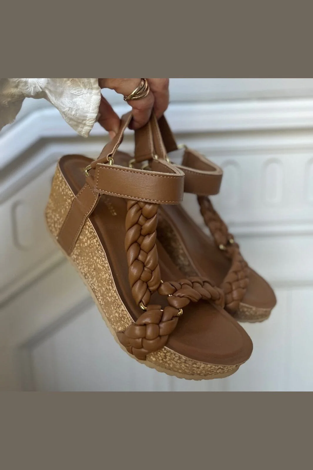 Copenhagen Shoes - Woven Lady 24 Lea CS7960 - 0241 - Cognac - Image 2