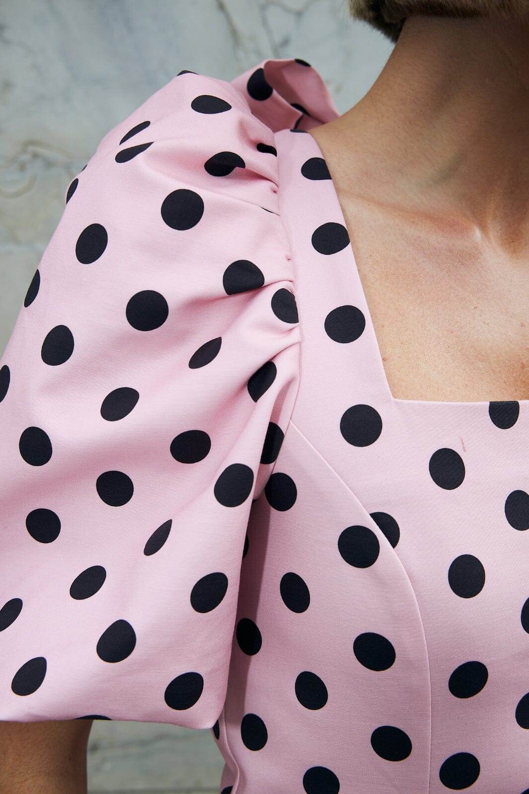Cras - Joselle Dress CE1039 - 8142 - 8142 Orchid Pink Polka - Image 7