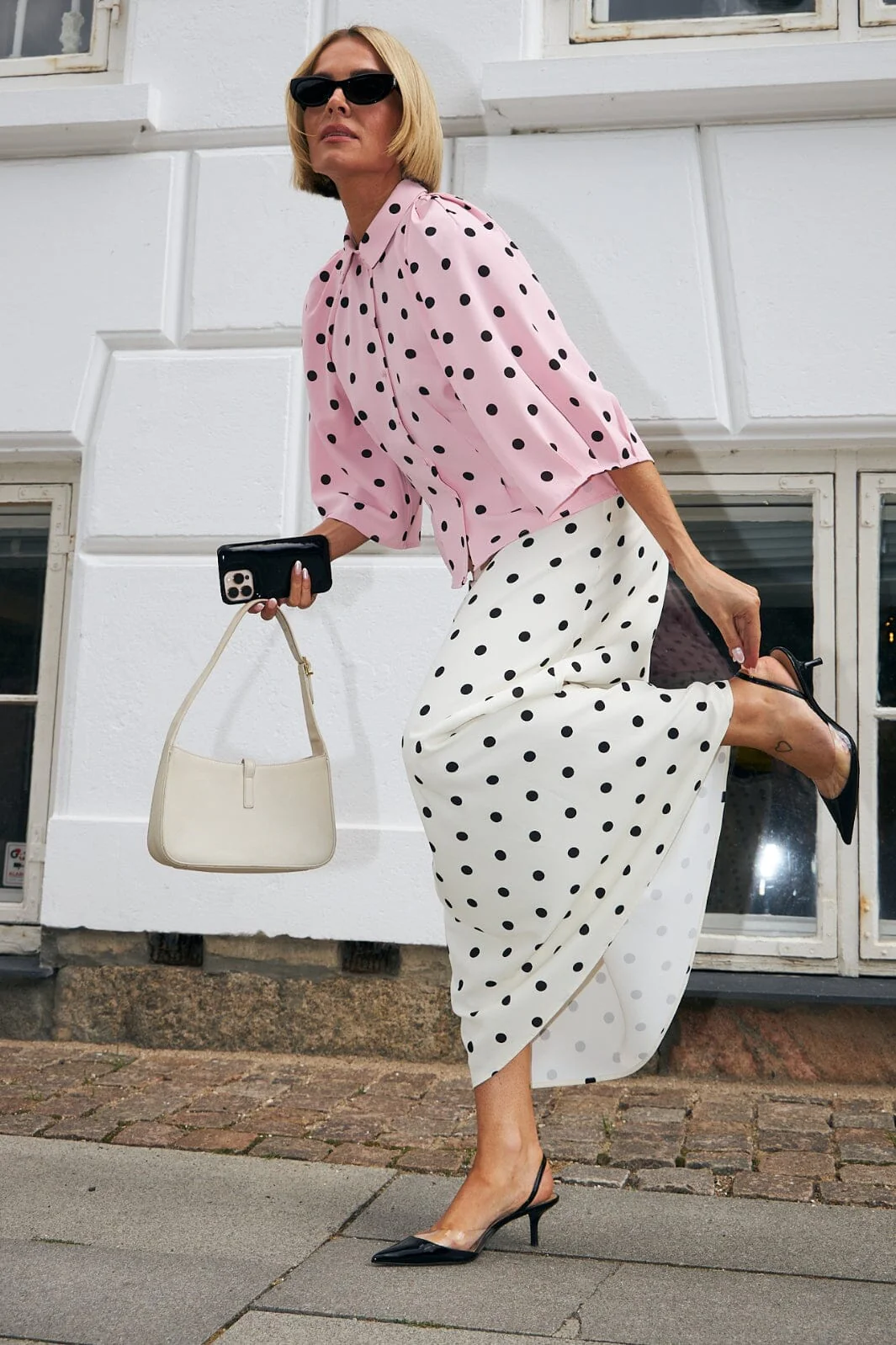 Cras - Joselle Shirt CE1042 - 8142 - 8142 Orchid Pink Polka - Image 3