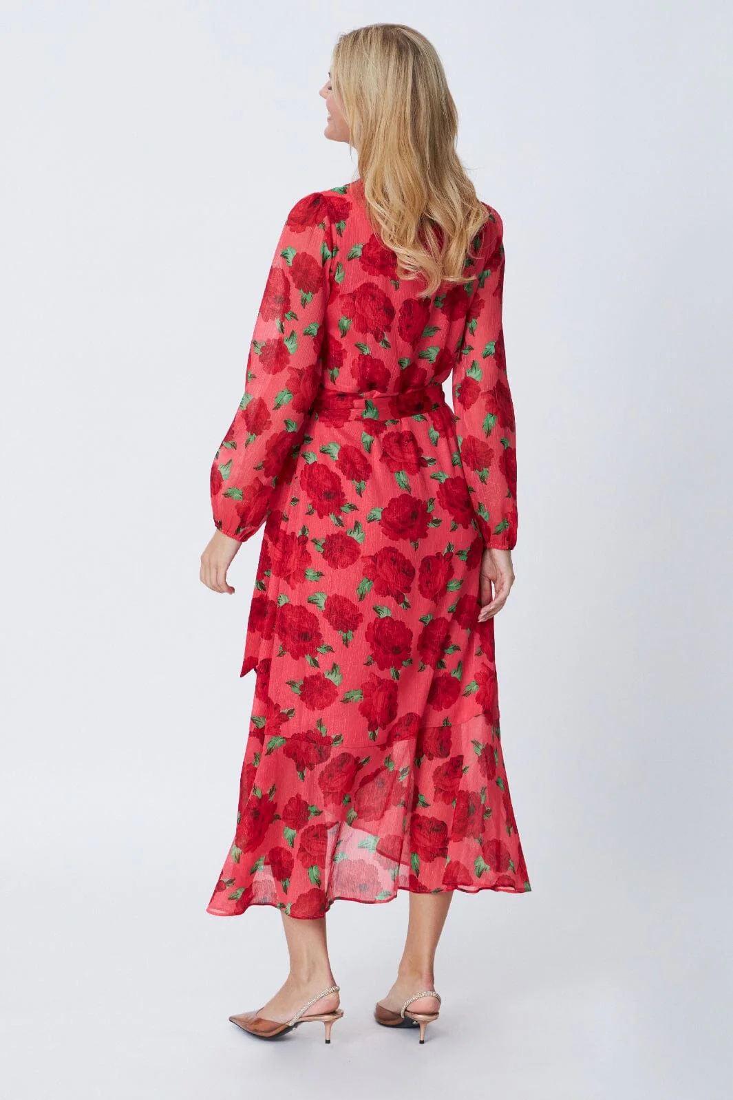 Cras - Luellacras Dress - 8019 Coral Roses - Image 3