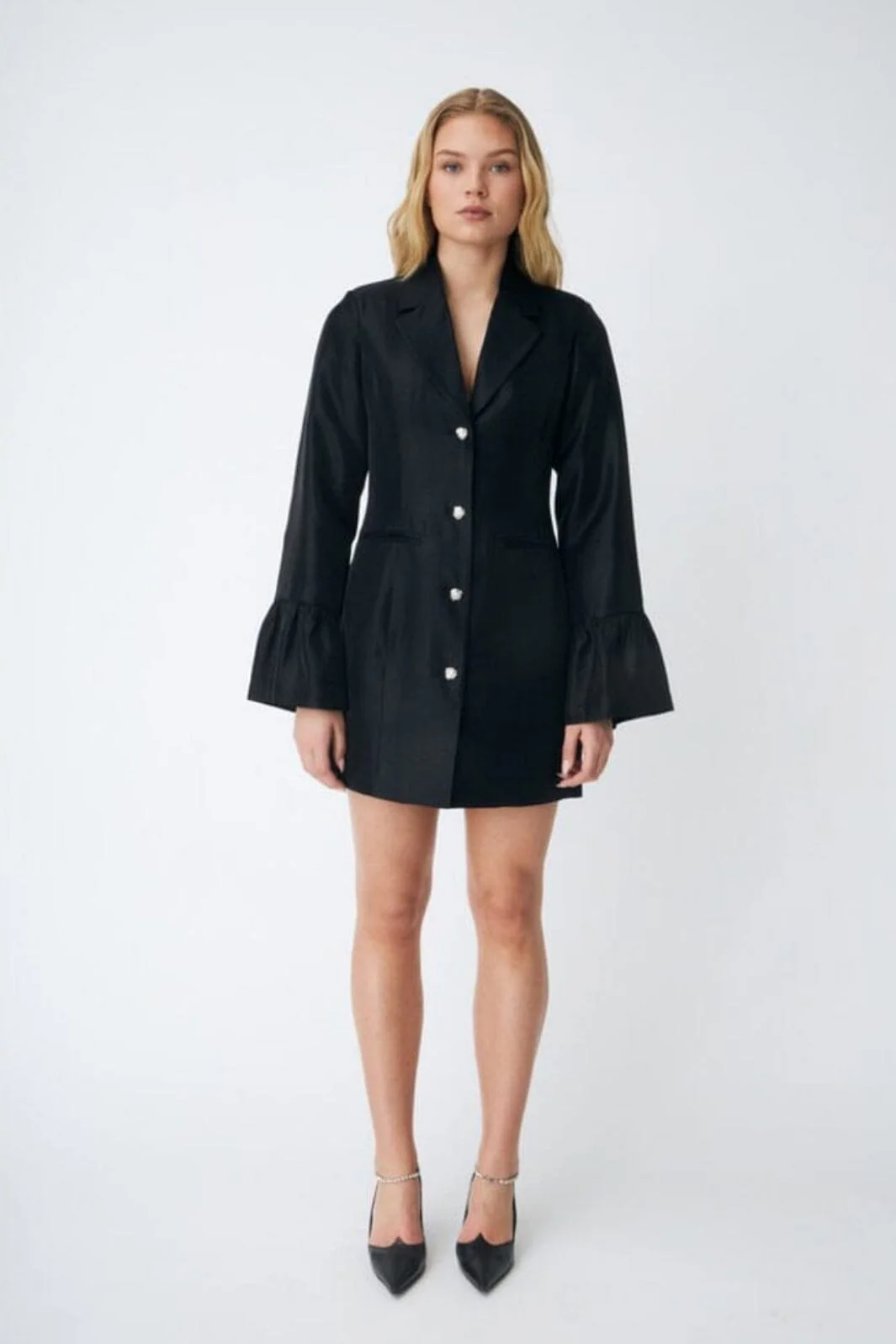 Cras - Nolina Blazer Dress C582 - 9999 Black - Image 4