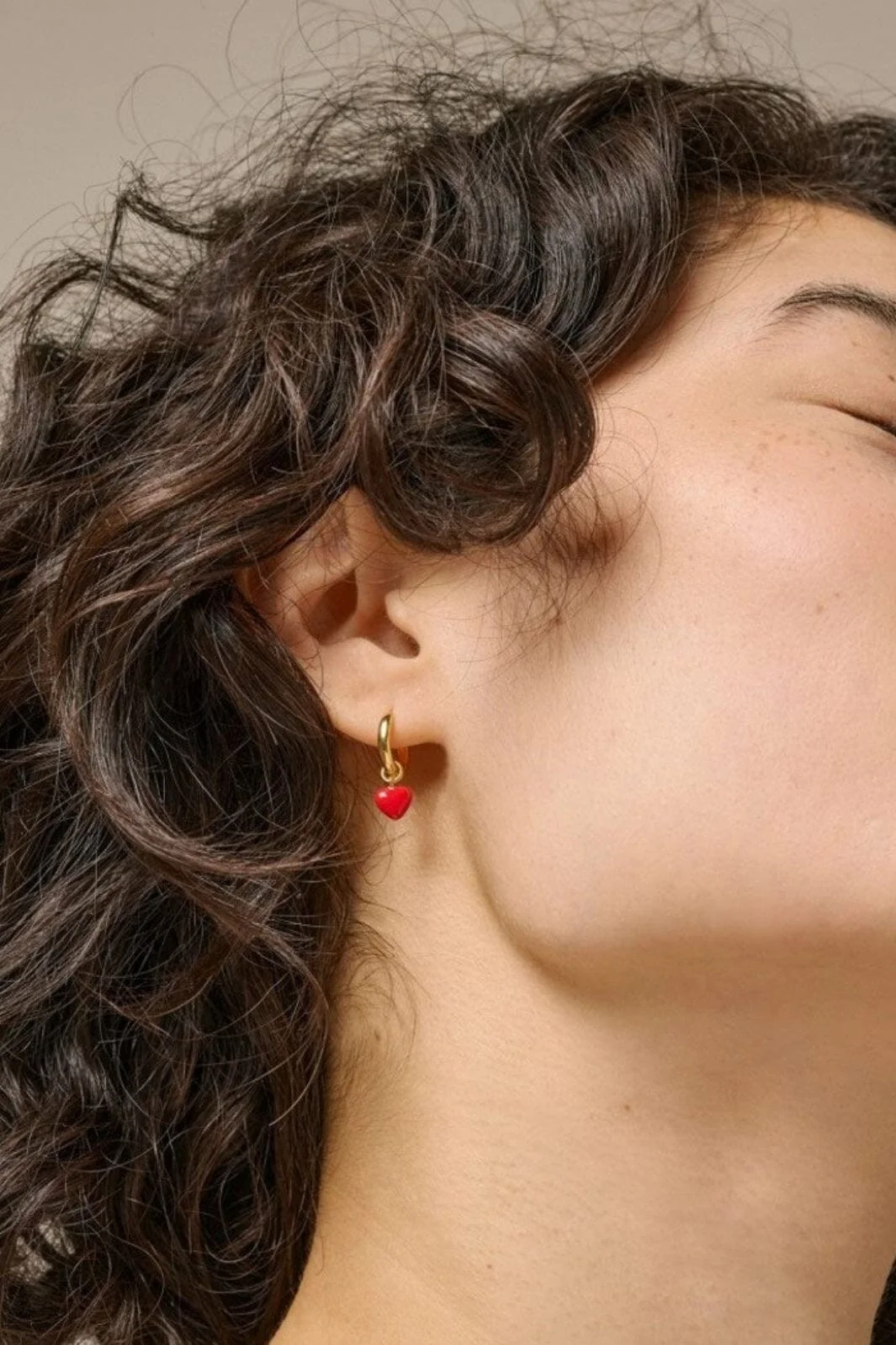 Enamel Copenhagen - Hoops, Amore E376G - Red - Image 2